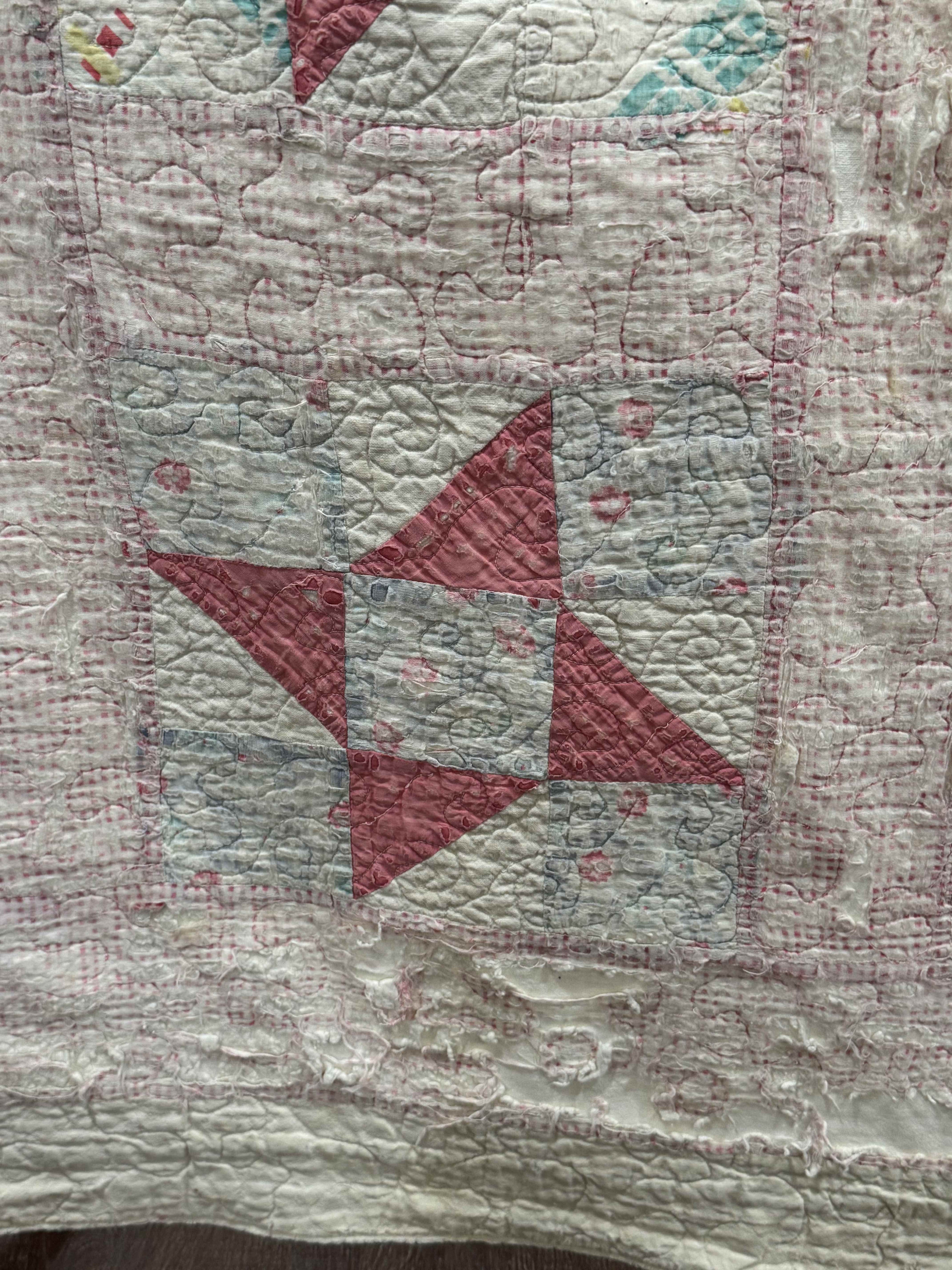Vintage Quilt The Pin Wheel