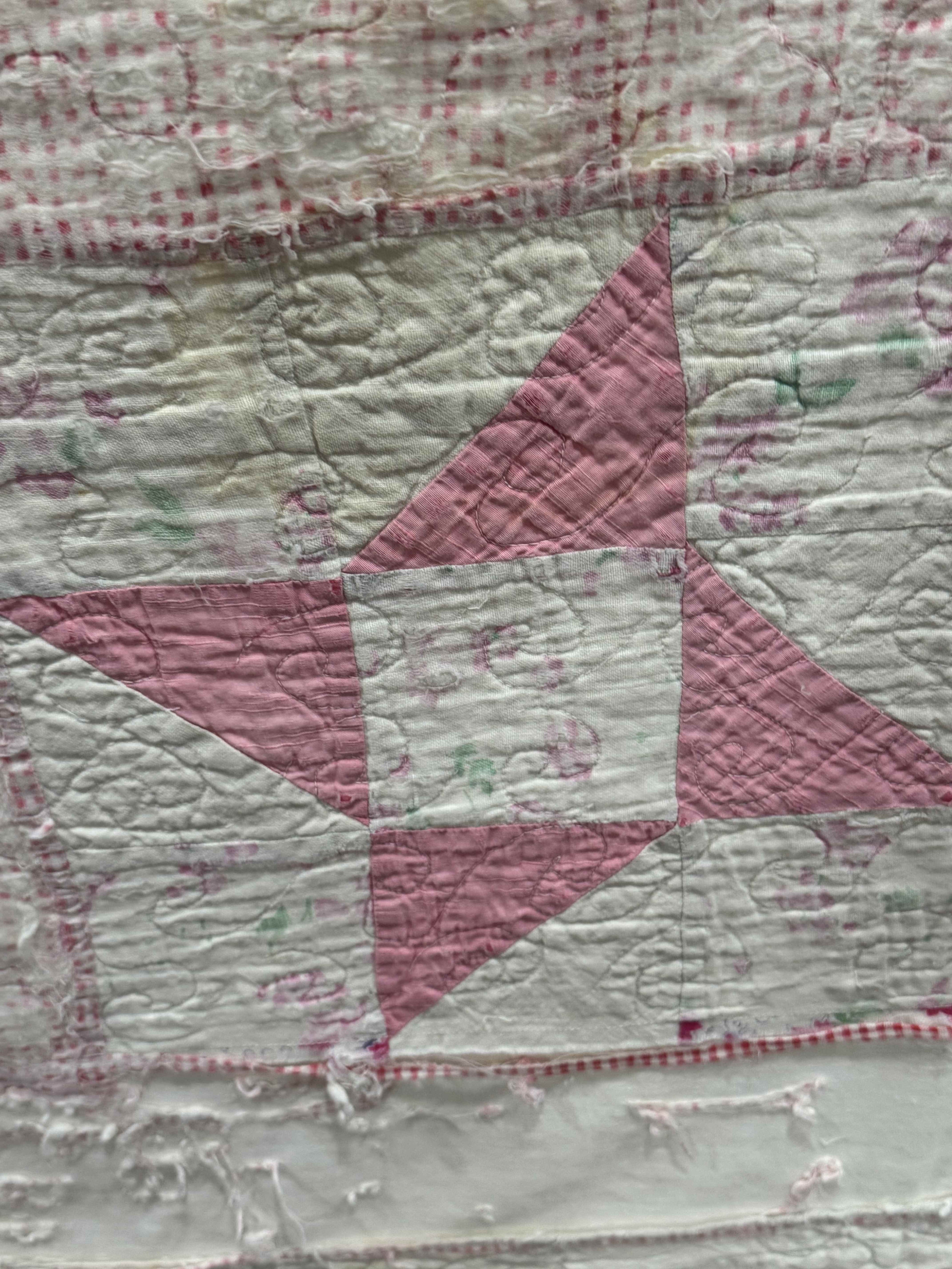 Vintage Quilt The Pin Wheel