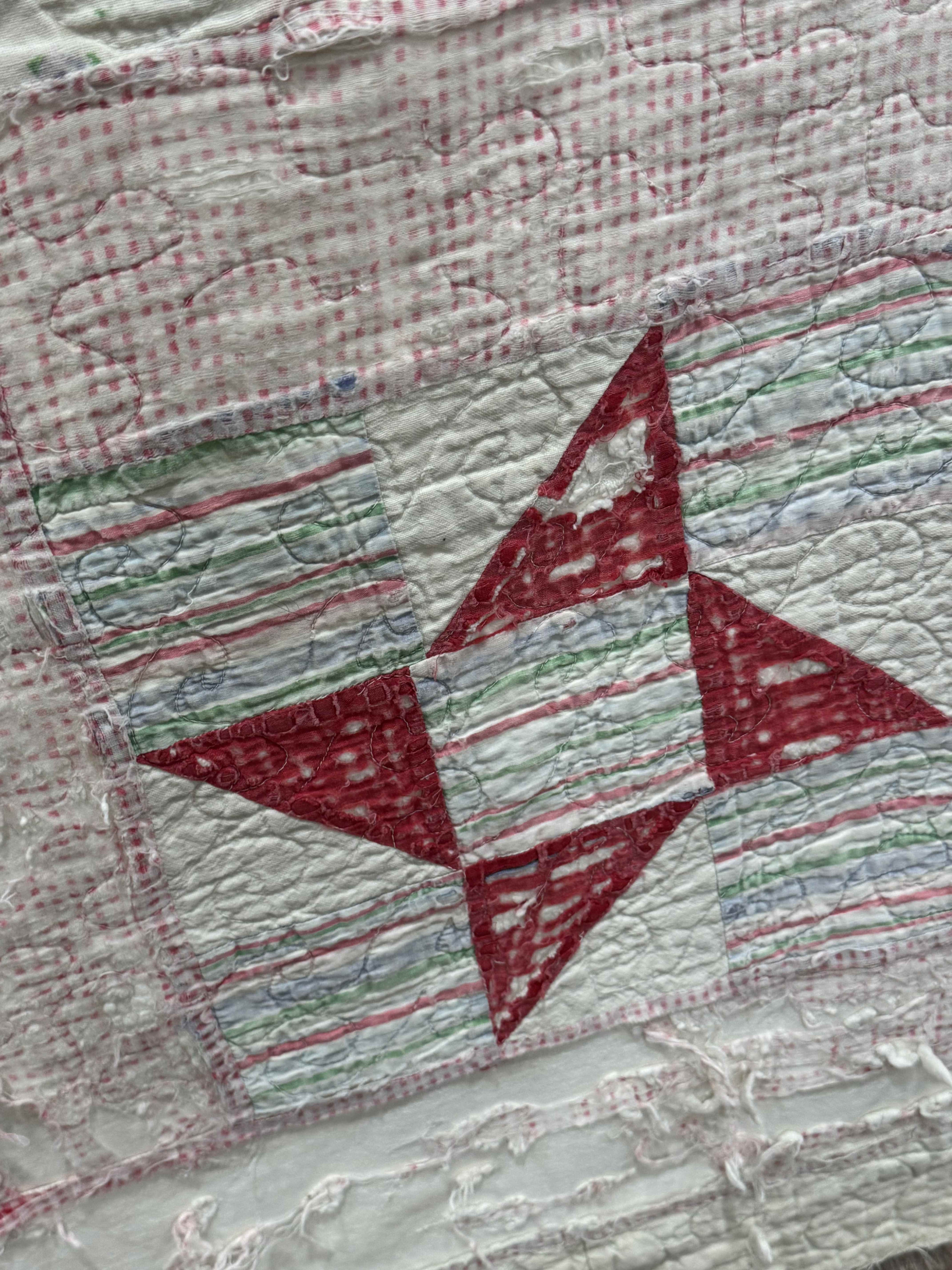 Vintage Quilt The Pin Wheel