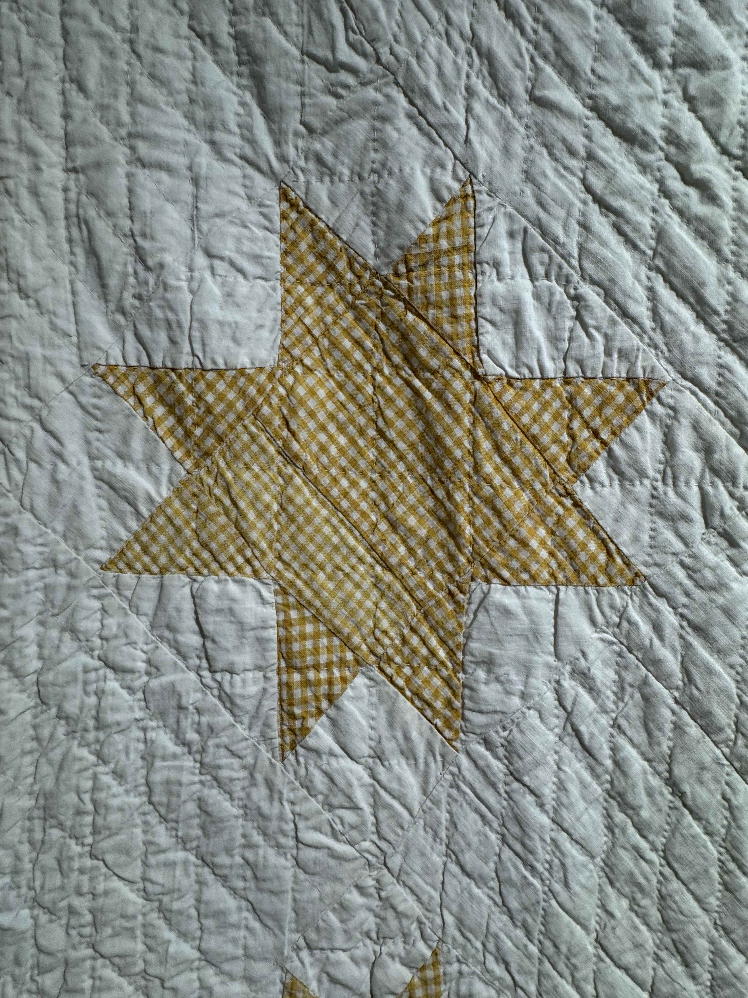 ** SOLD Vintage Quilt Sawtooth Square SOLD**