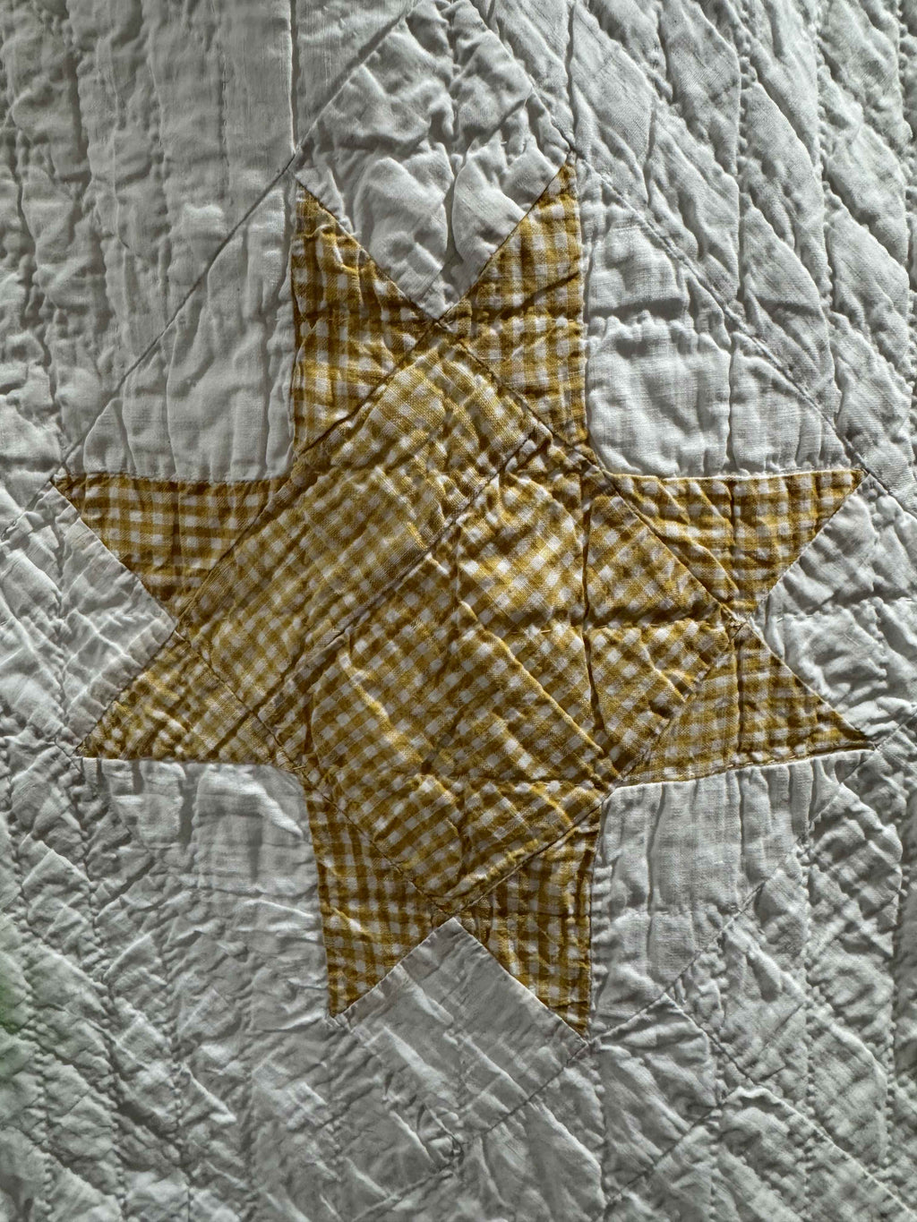 ** SOLD Vintage Quilt Sawtooth Square SOLD**