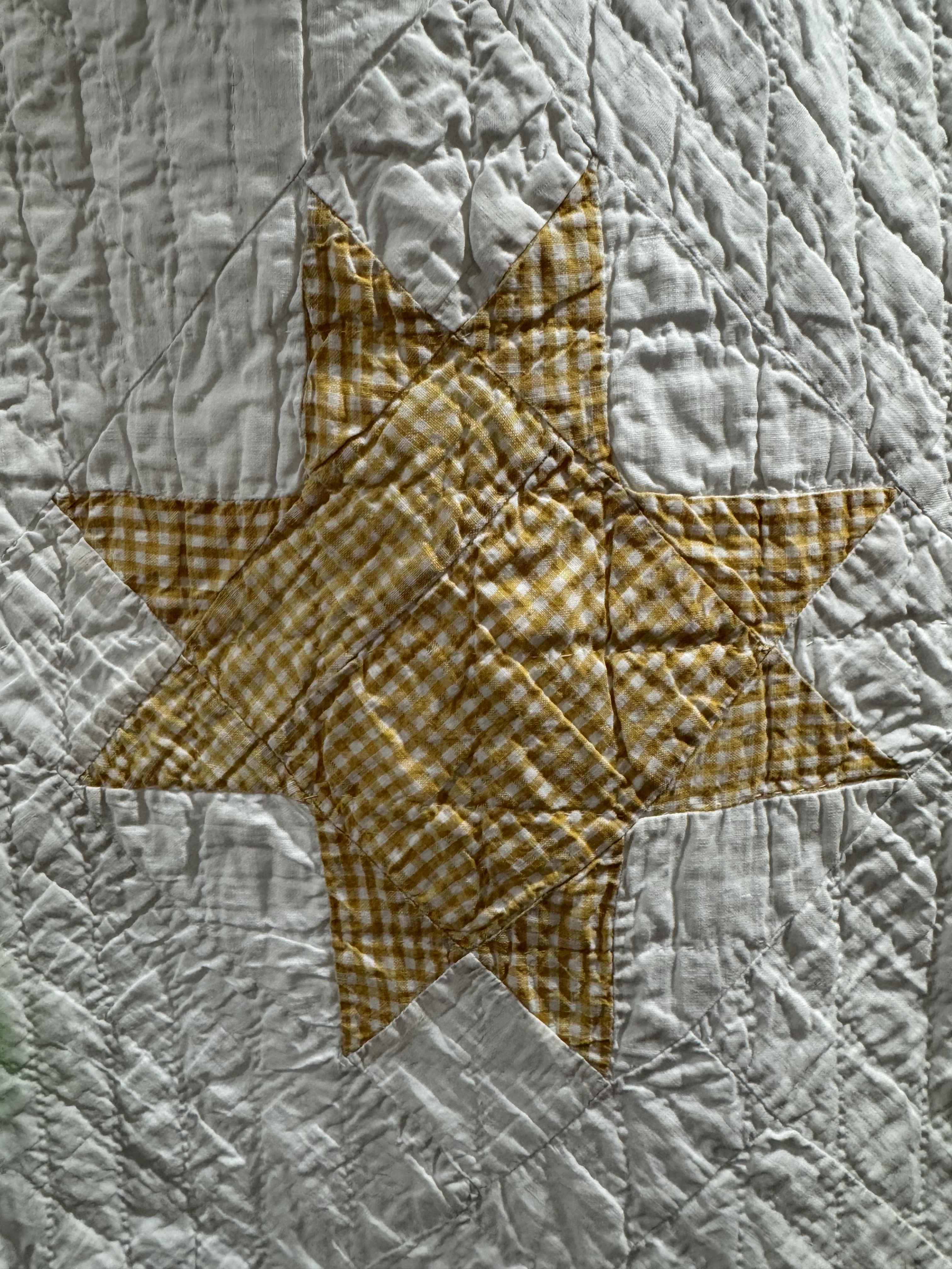 ** SOLD Vintage Quilt Sawtooth Square SOLD**