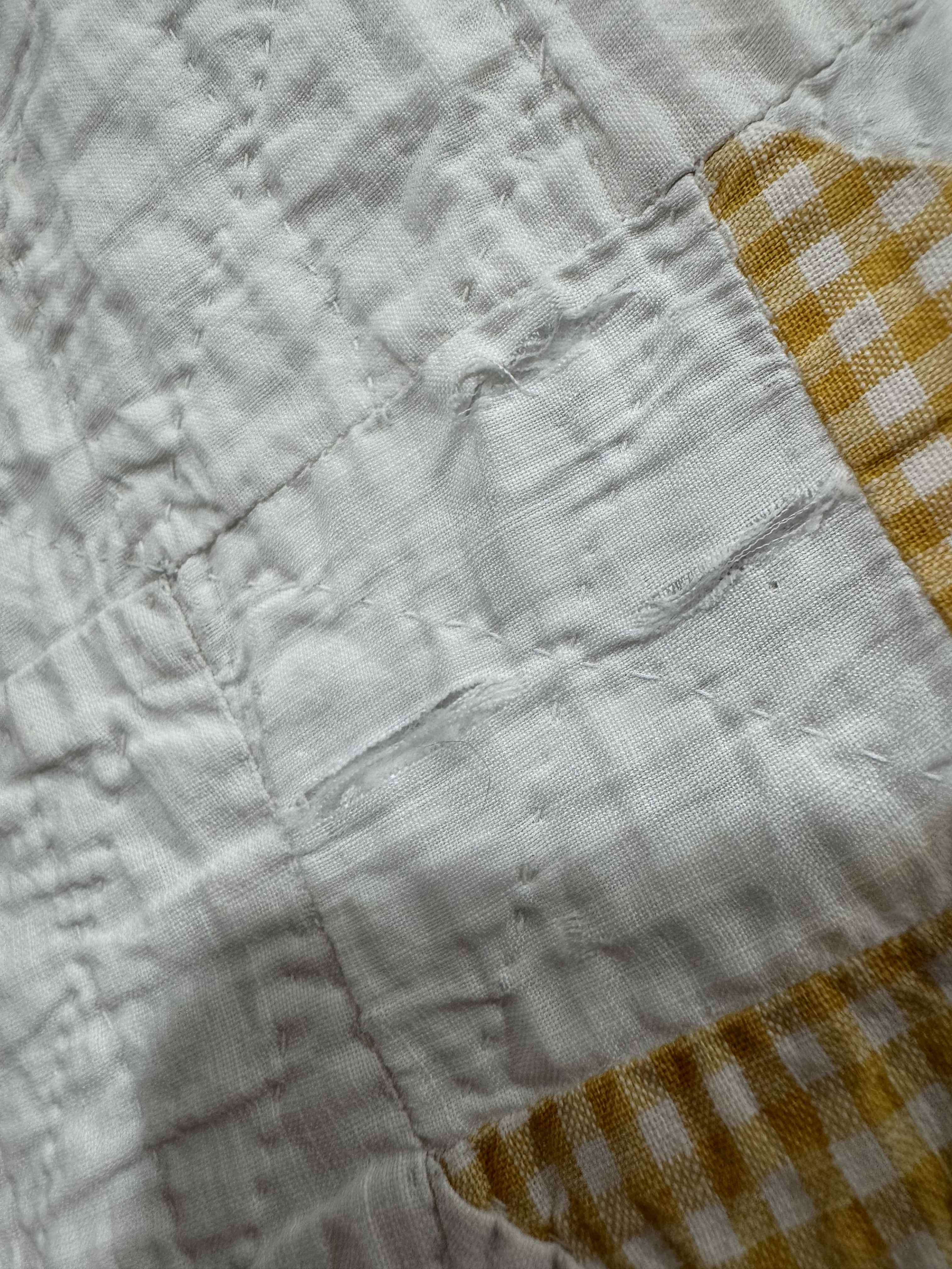 ** SOLD Vintage Quilt Sawtooth Square SOLD**