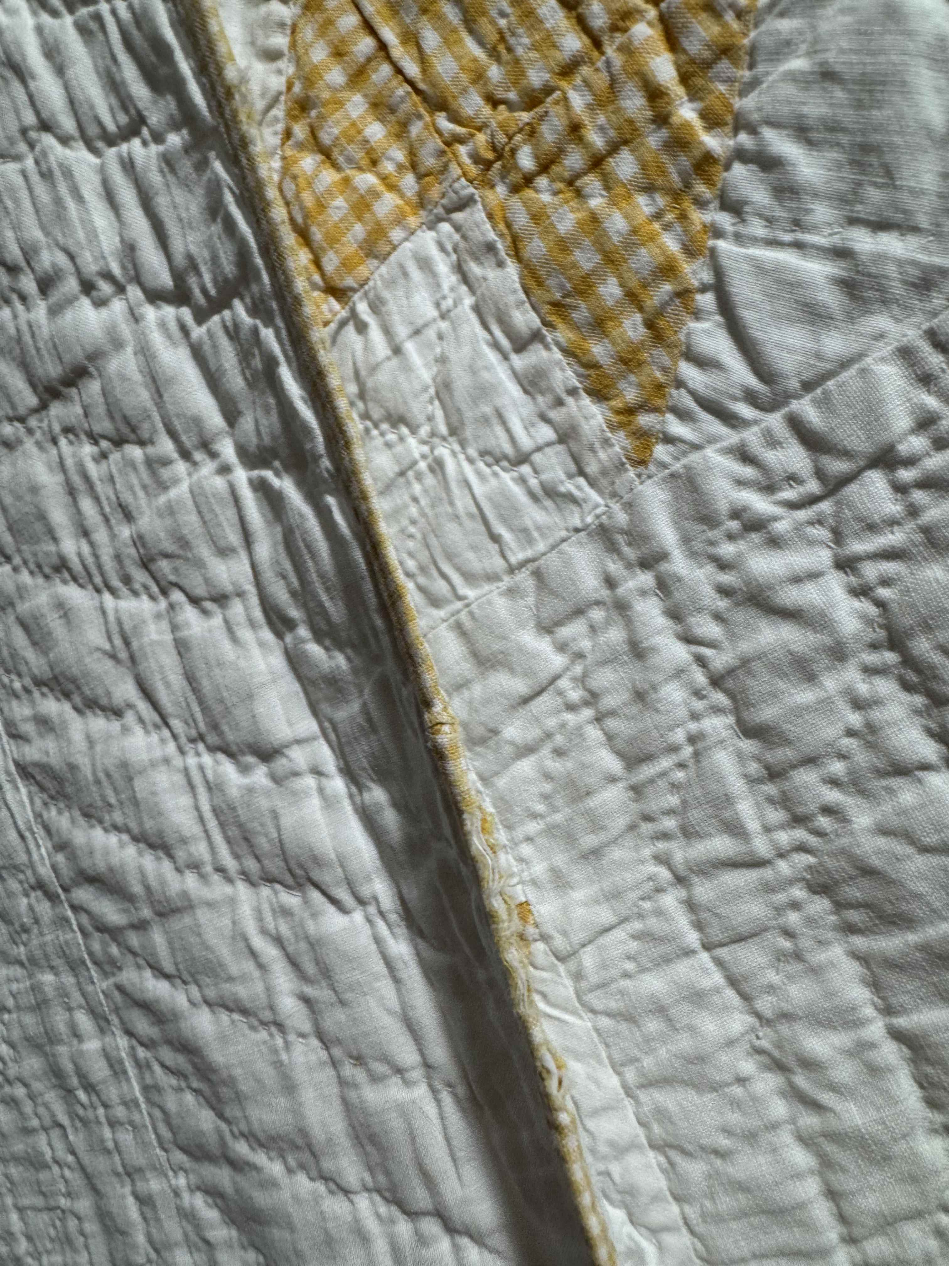 ** SOLD Vintage Quilt Sawtooth Square SOLD**