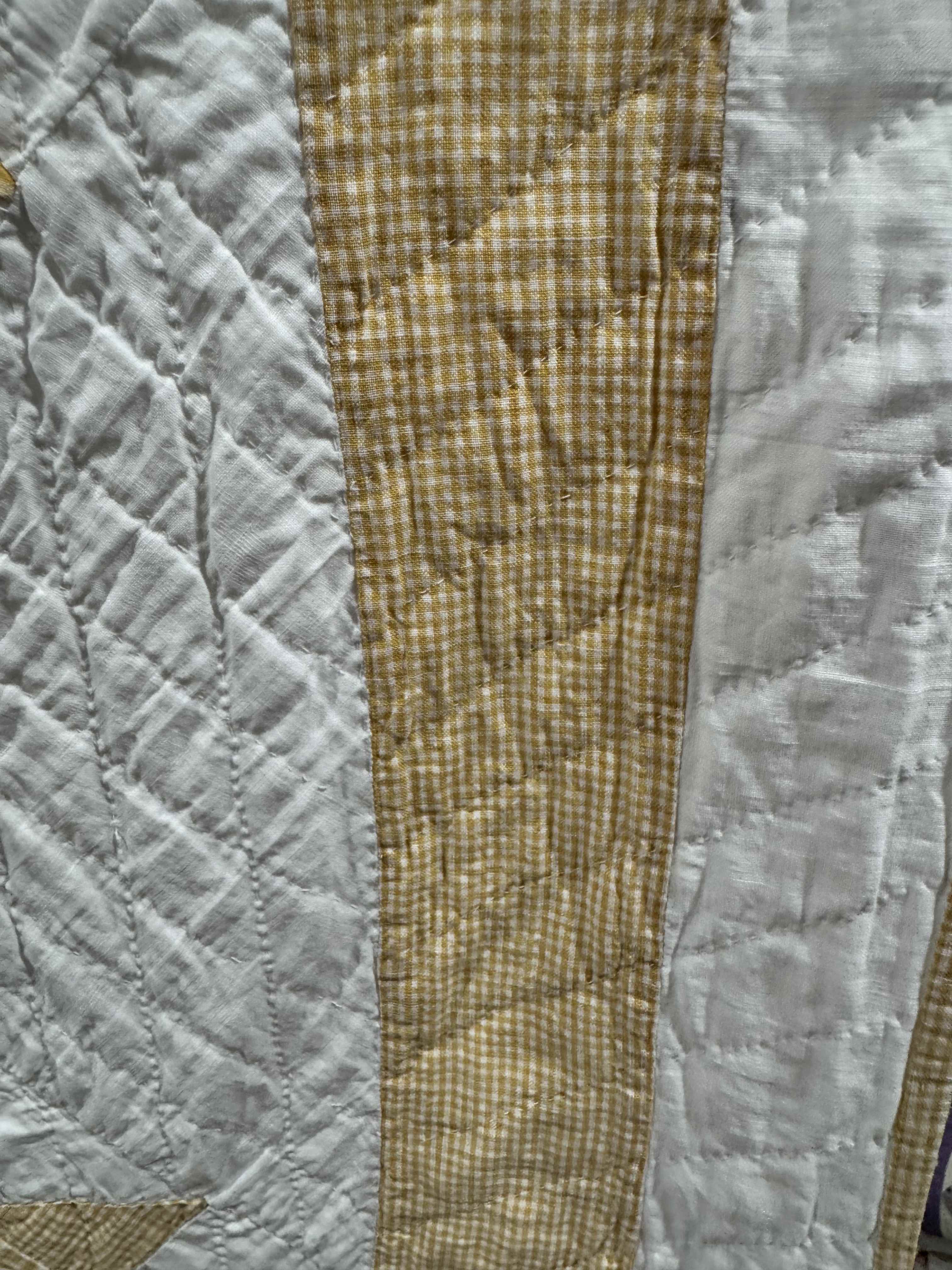 ** SOLD Vintage Quilt Sawtooth Square SOLD**