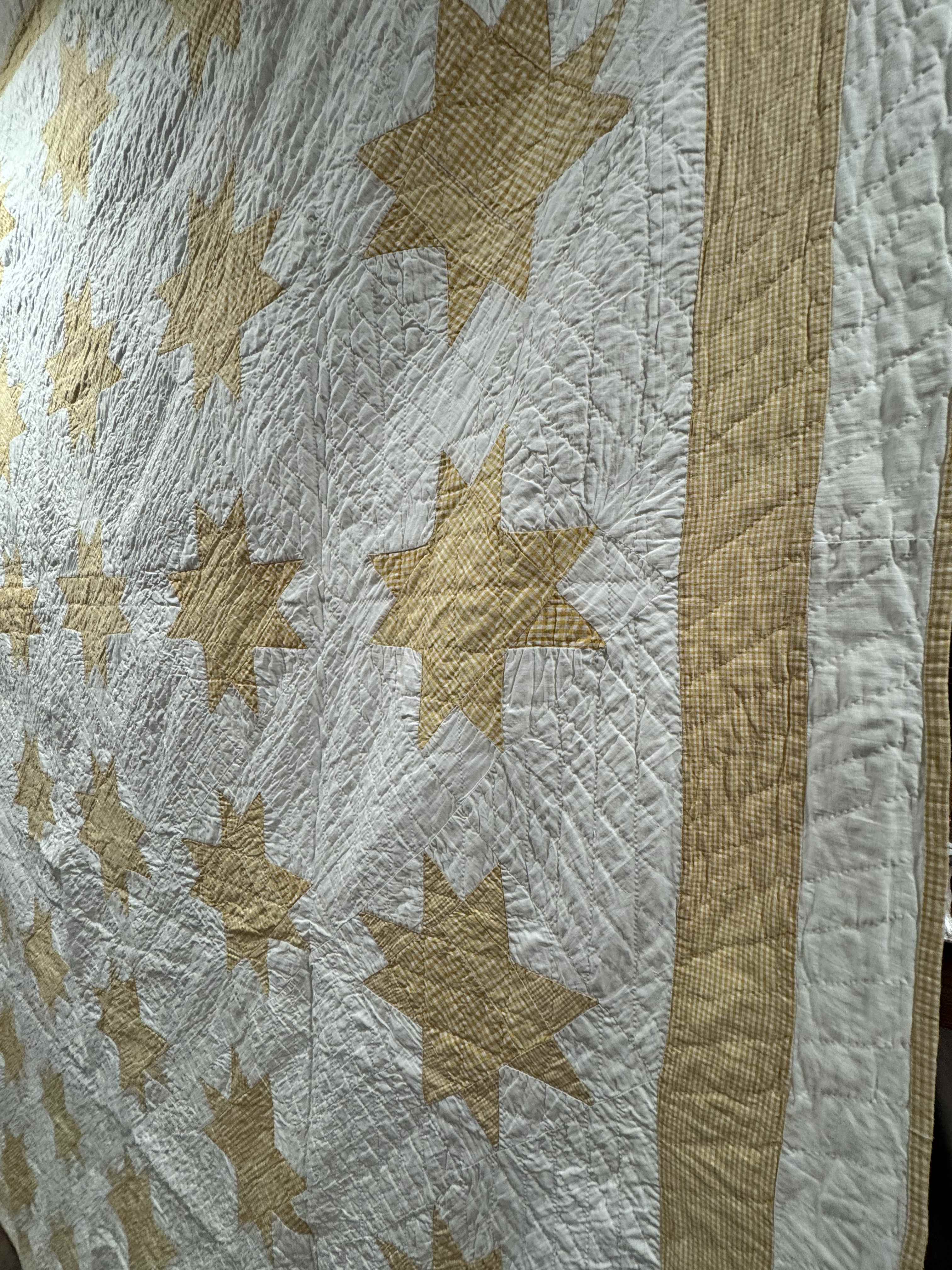 ** SOLD Vintage Quilt Sawtooth Square SOLD**