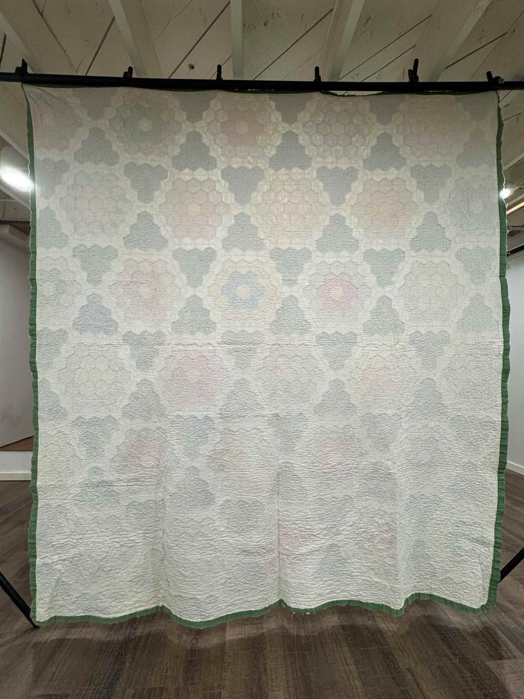 Vintage Quilt Grandmother's Flower Garden