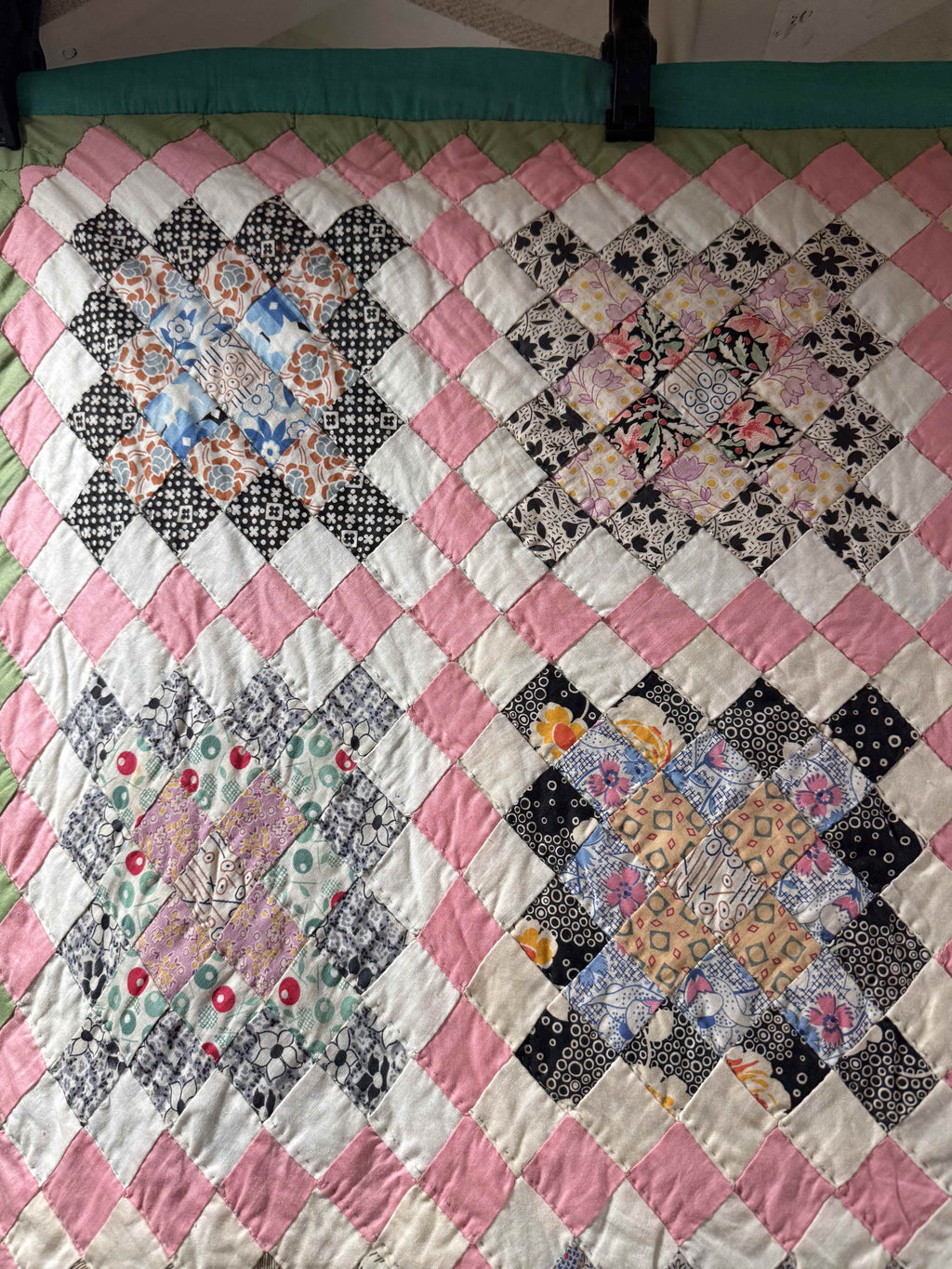 Vintage Quilt Trip Around the World Variation
