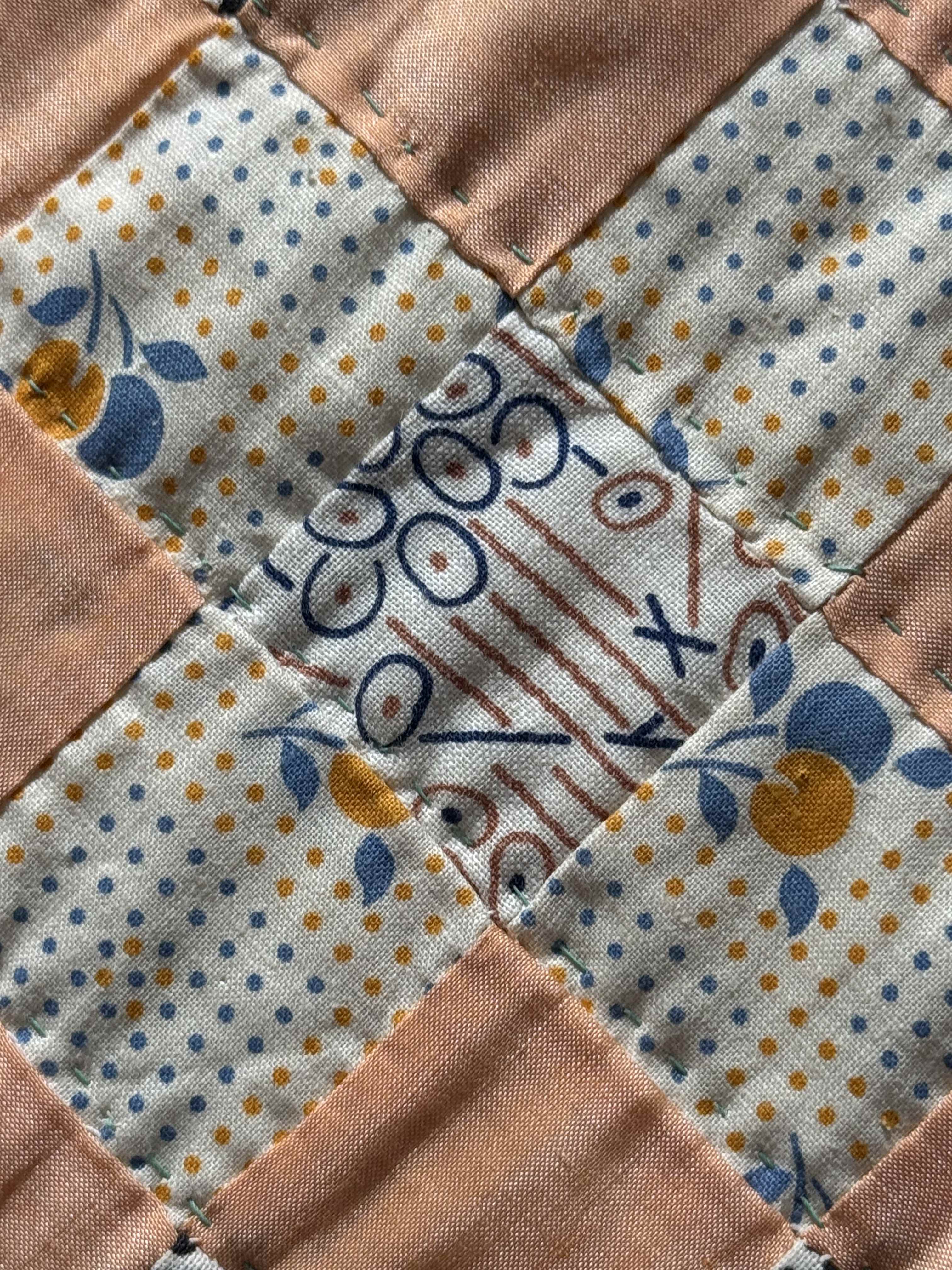 Vintage Quilt Trip Around the World Variation