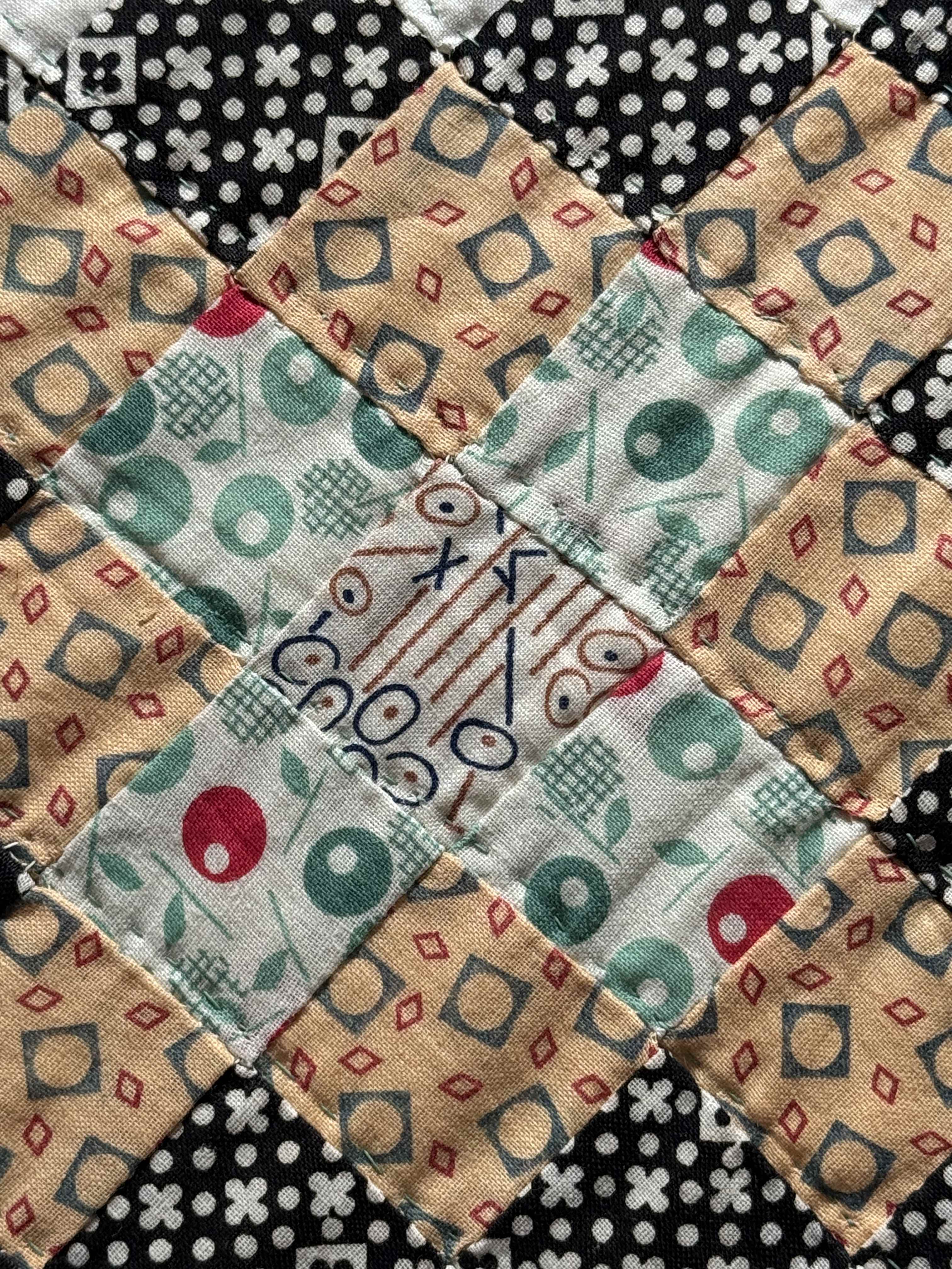 Vintage Quilt Trip Around the World Variation