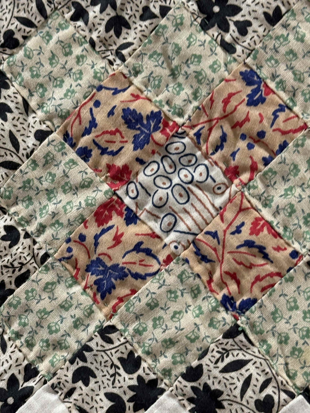 Vintage Quilt Trip Around the World Variation