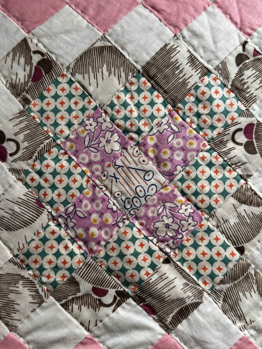 Vintage Quilt Trip Around the World Variation