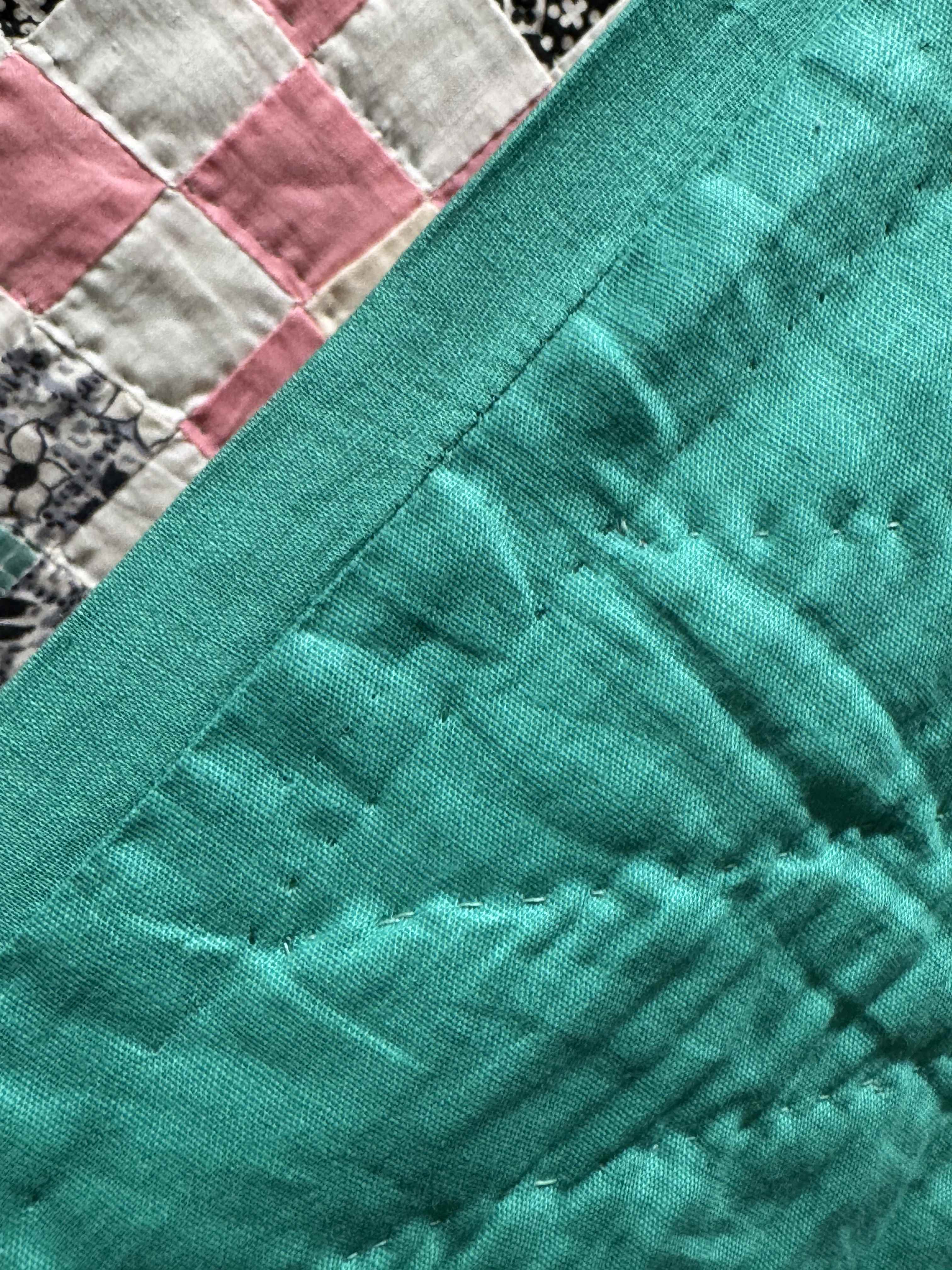 Vintage Quilt Trip Around the World Variation