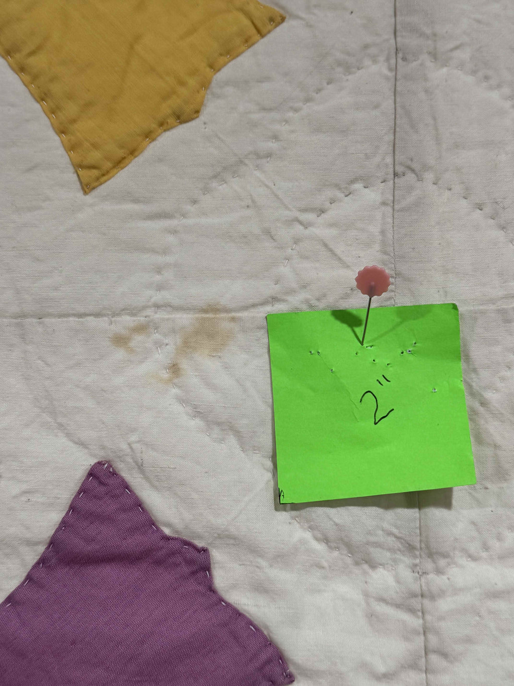Vintage Quilt Tulip Applique
