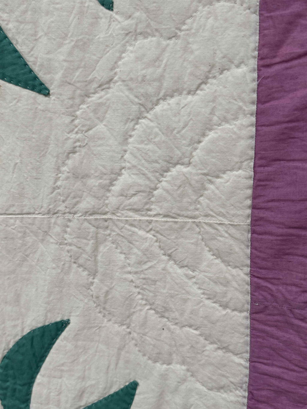 Vintage Quilt Tulip Applique