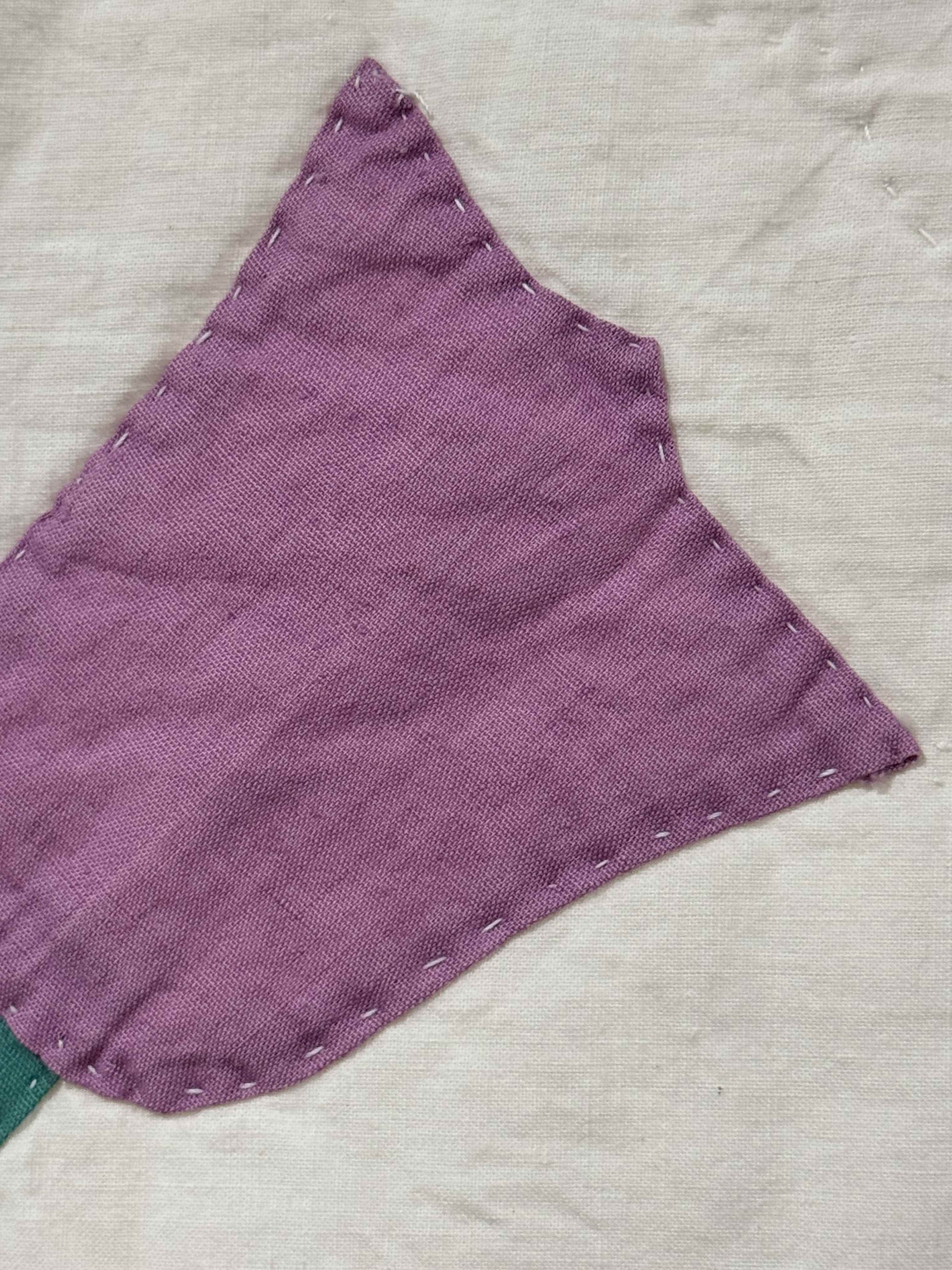 Vintage Quilt Tulip Applique