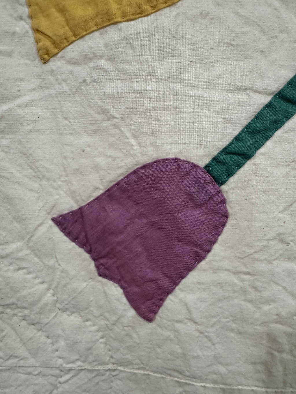 Vintage Quilt Tulip Applique