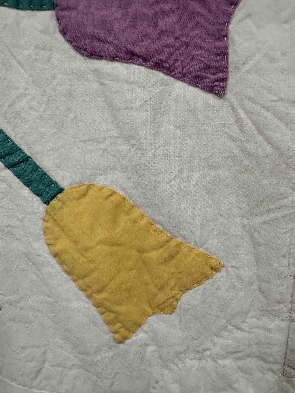 Vintage Quilt Tulip Applique