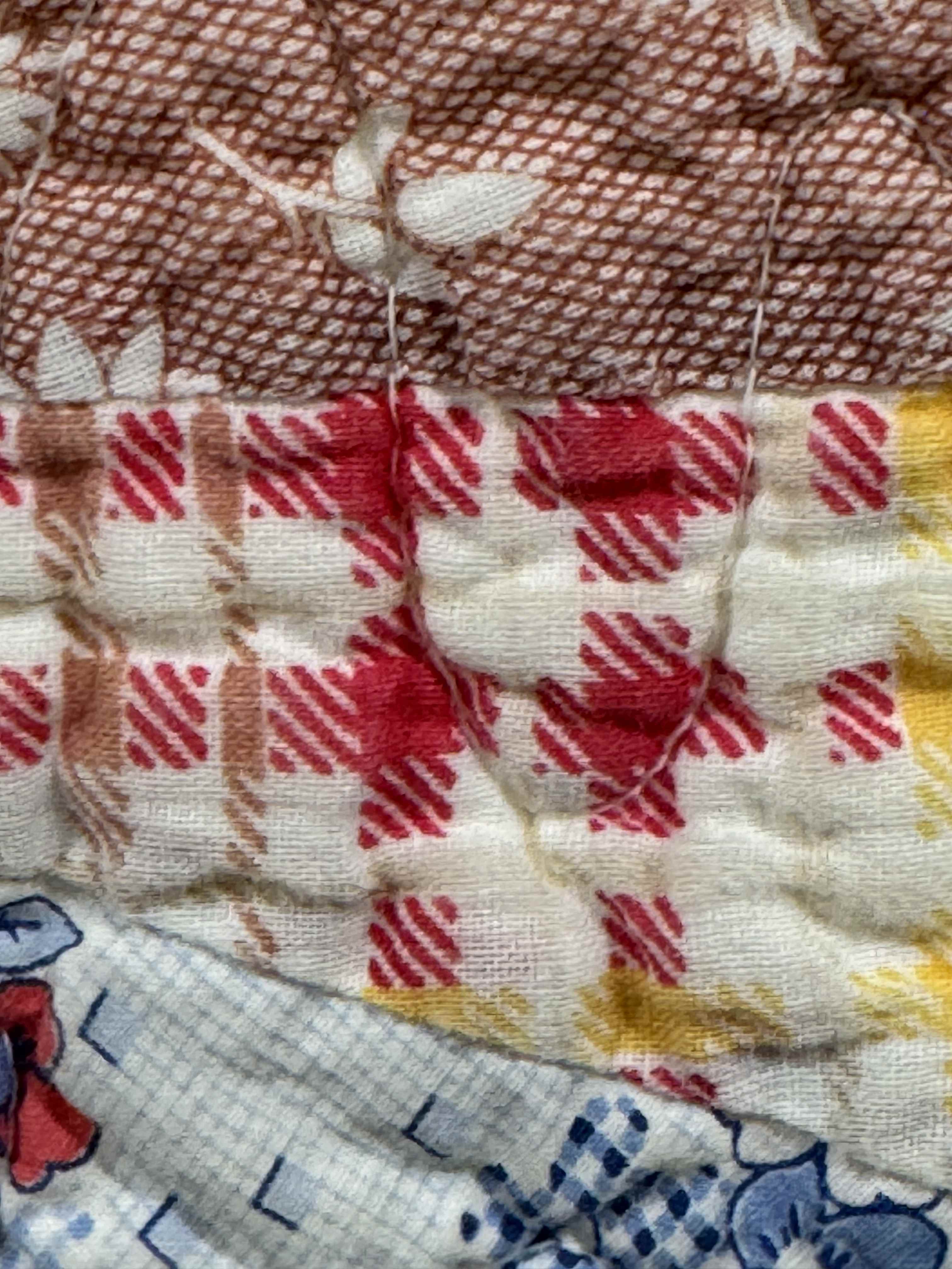Vintage Quilt Dresden Plate