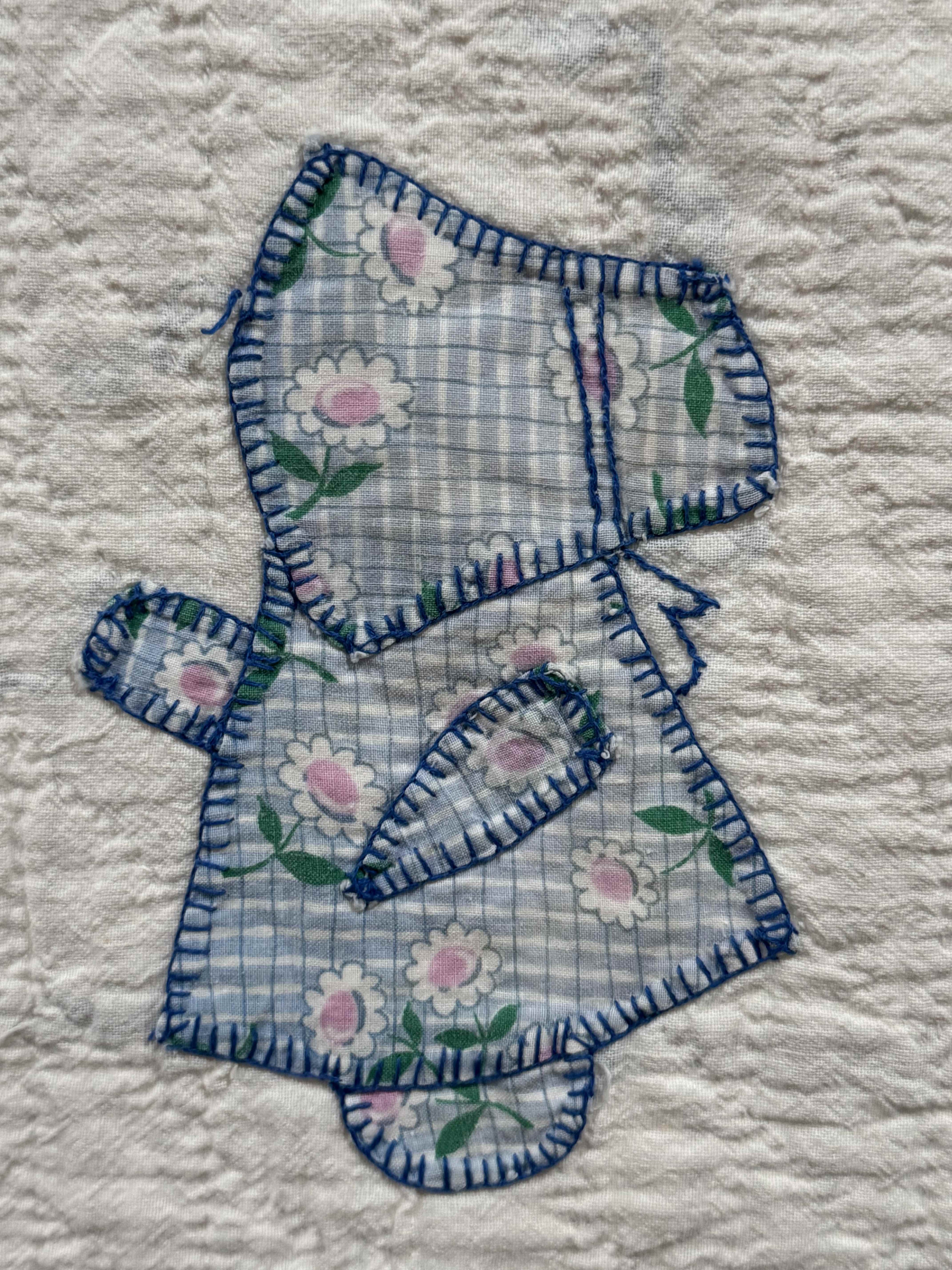 **SOLD Vintage Quilt Sunbonnet Sue Crib Size SOLD**