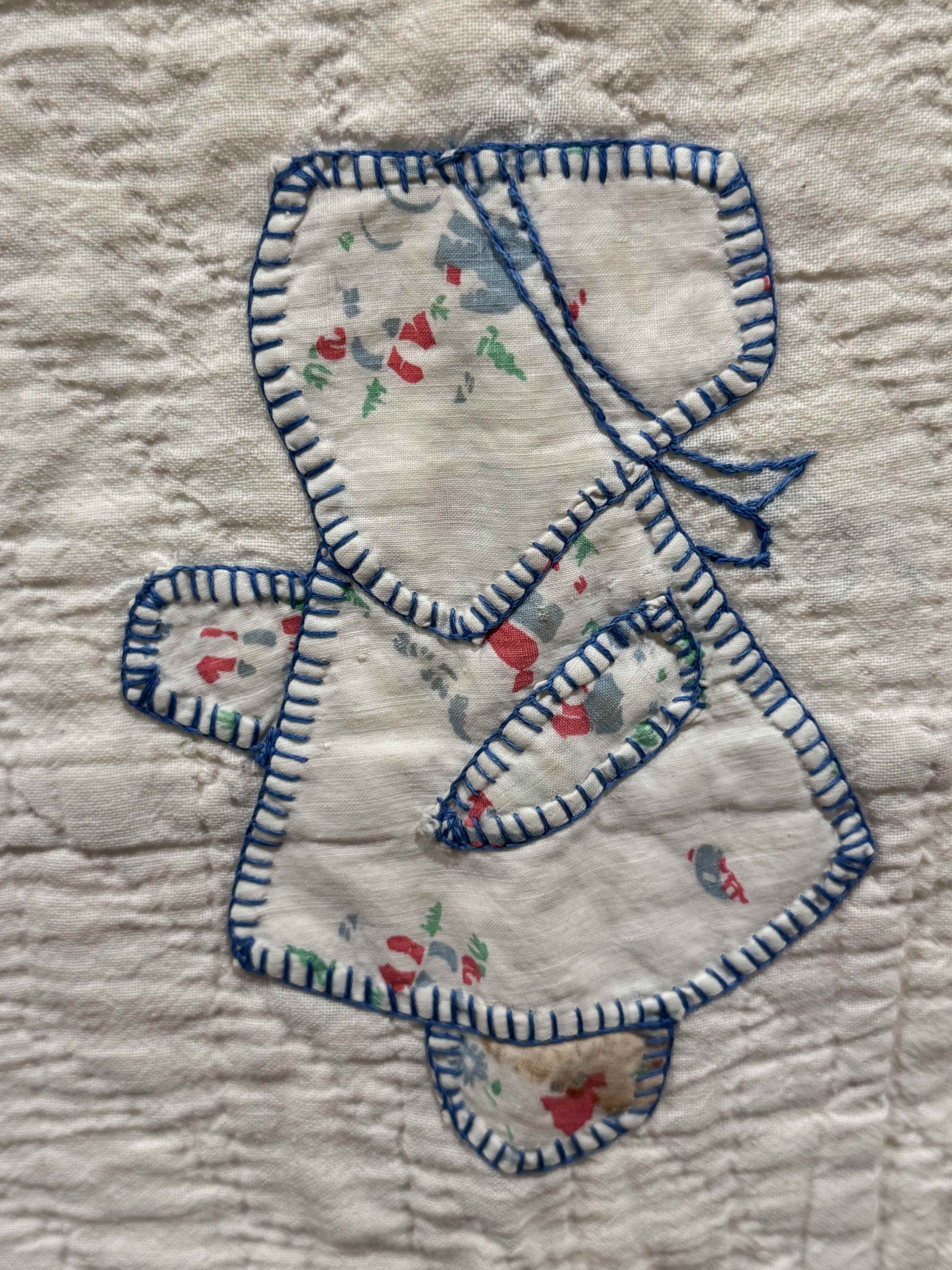 **SOLD Vintage Quilt Sunbonnet Sue Crib Size SOLD**