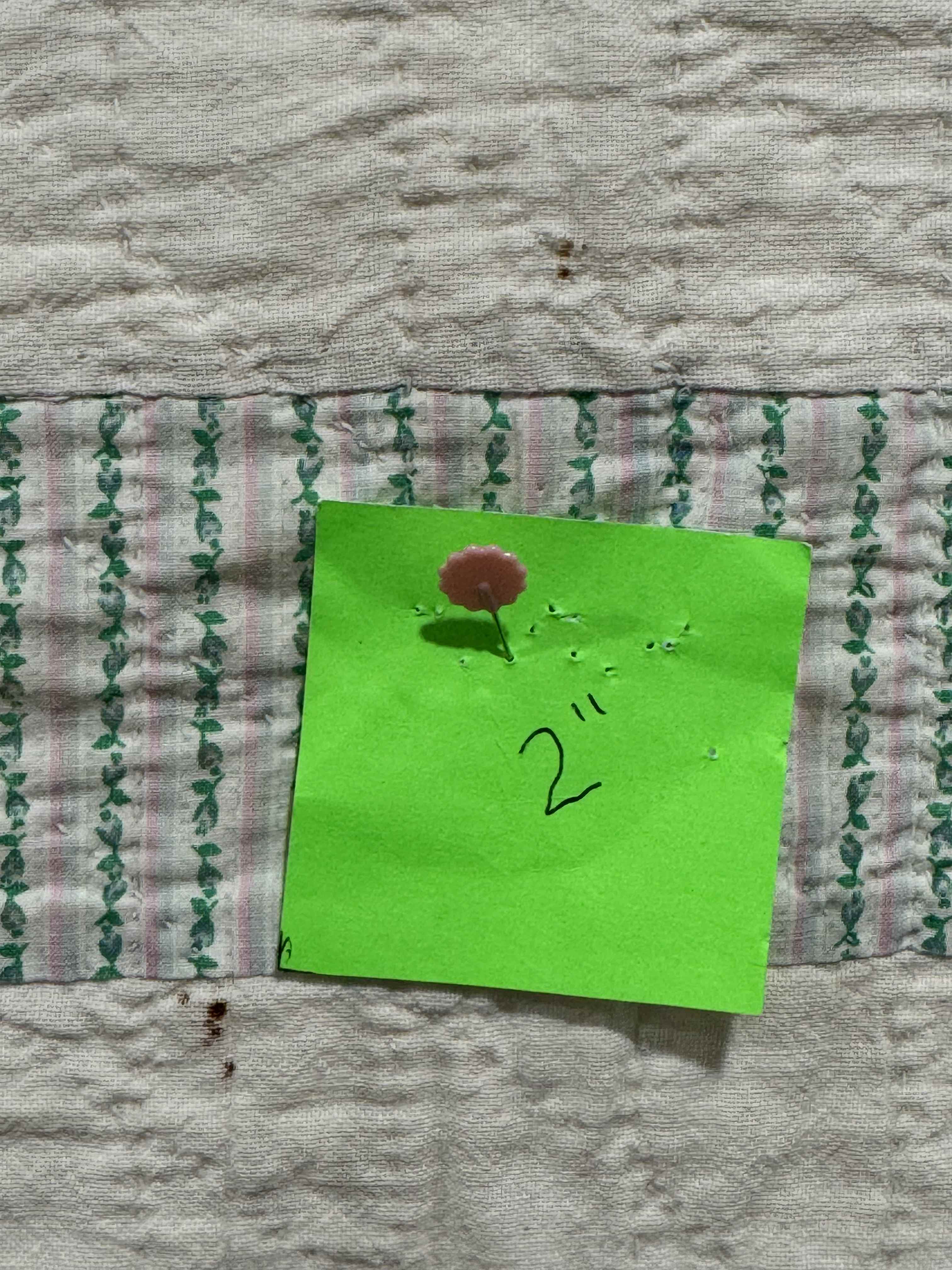 **SOLD Vintage Quilt Sunbonnet Sue Crib Size SOLD**
