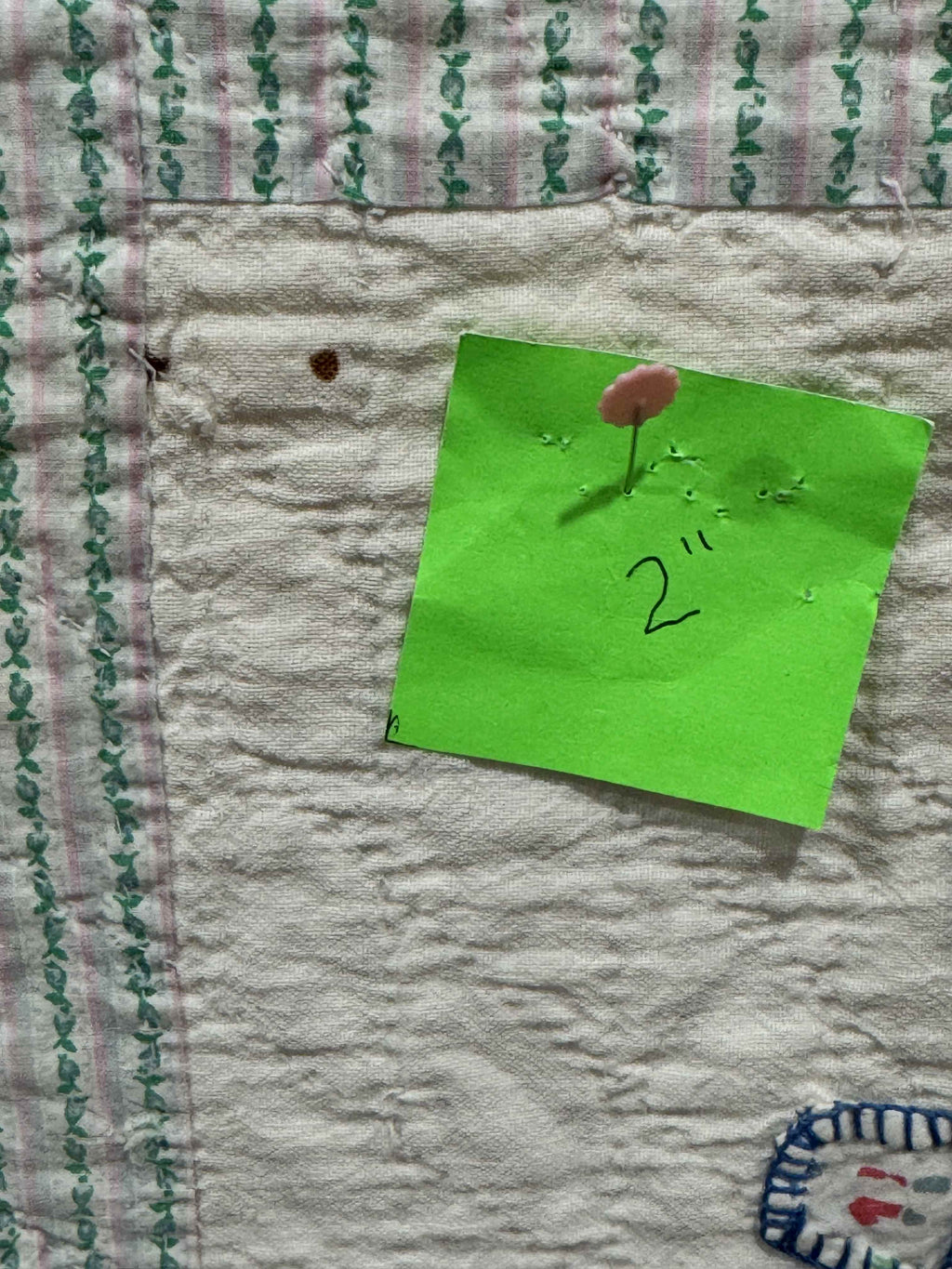 **SOLD Vintage Quilt Sunbonnet Sue Crib Size SOLD**