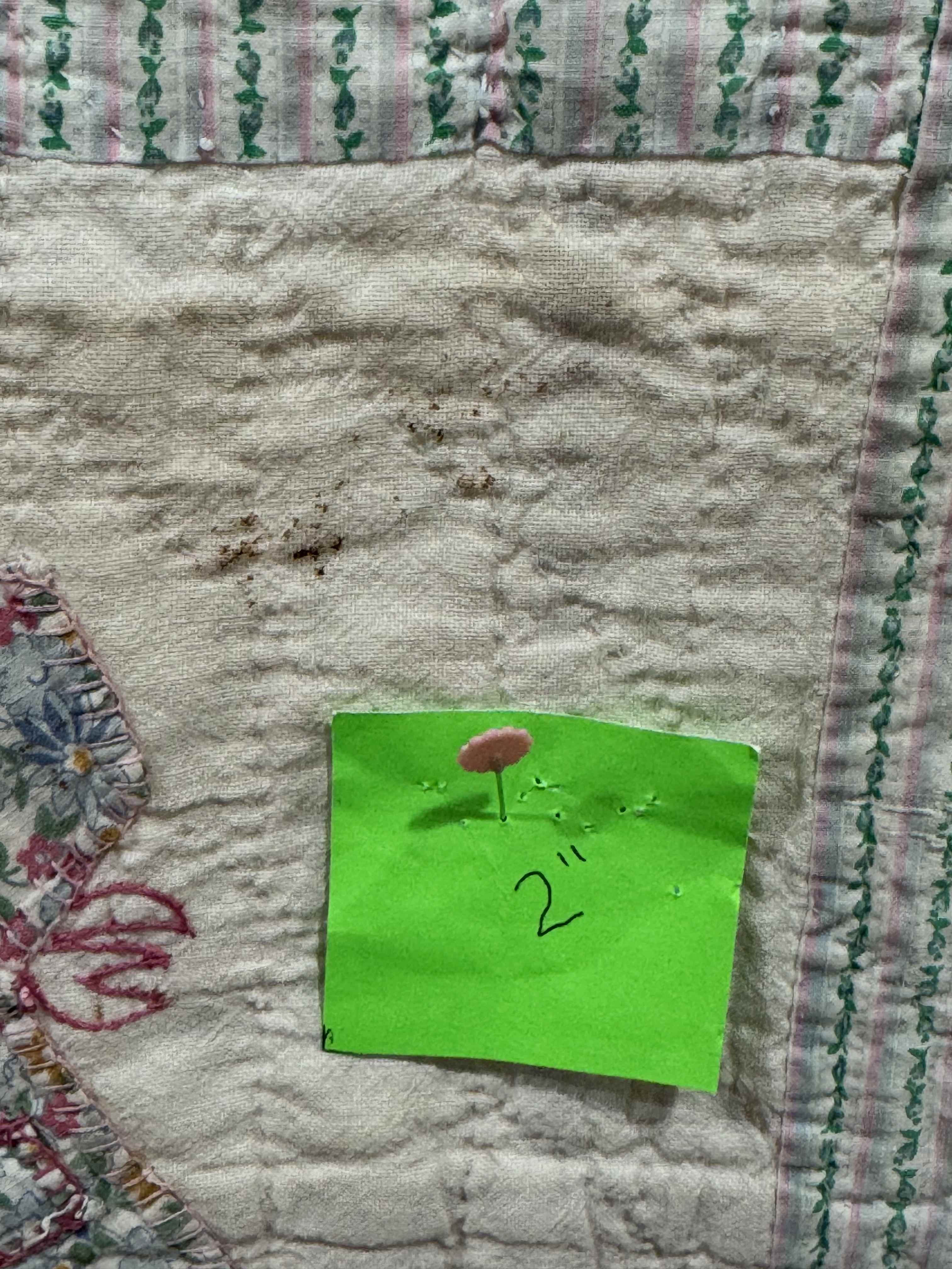 **SOLD Vintage Quilt Sunbonnet Sue Crib Size SOLD**