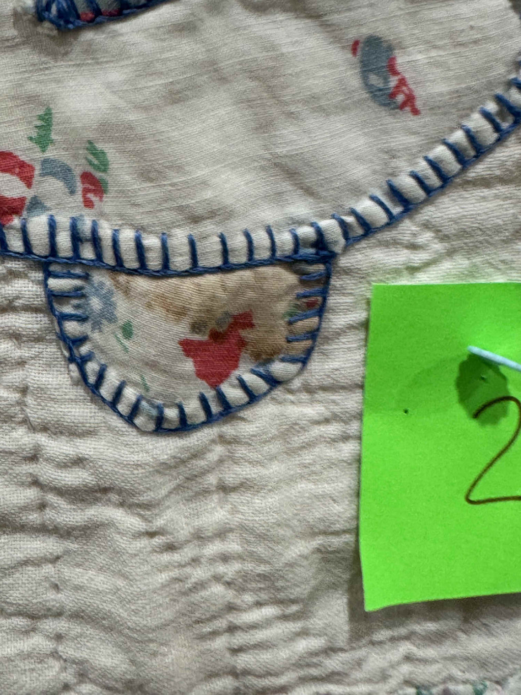 **SOLD Vintage Quilt Sunbonnet Sue Crib Size SOLD**