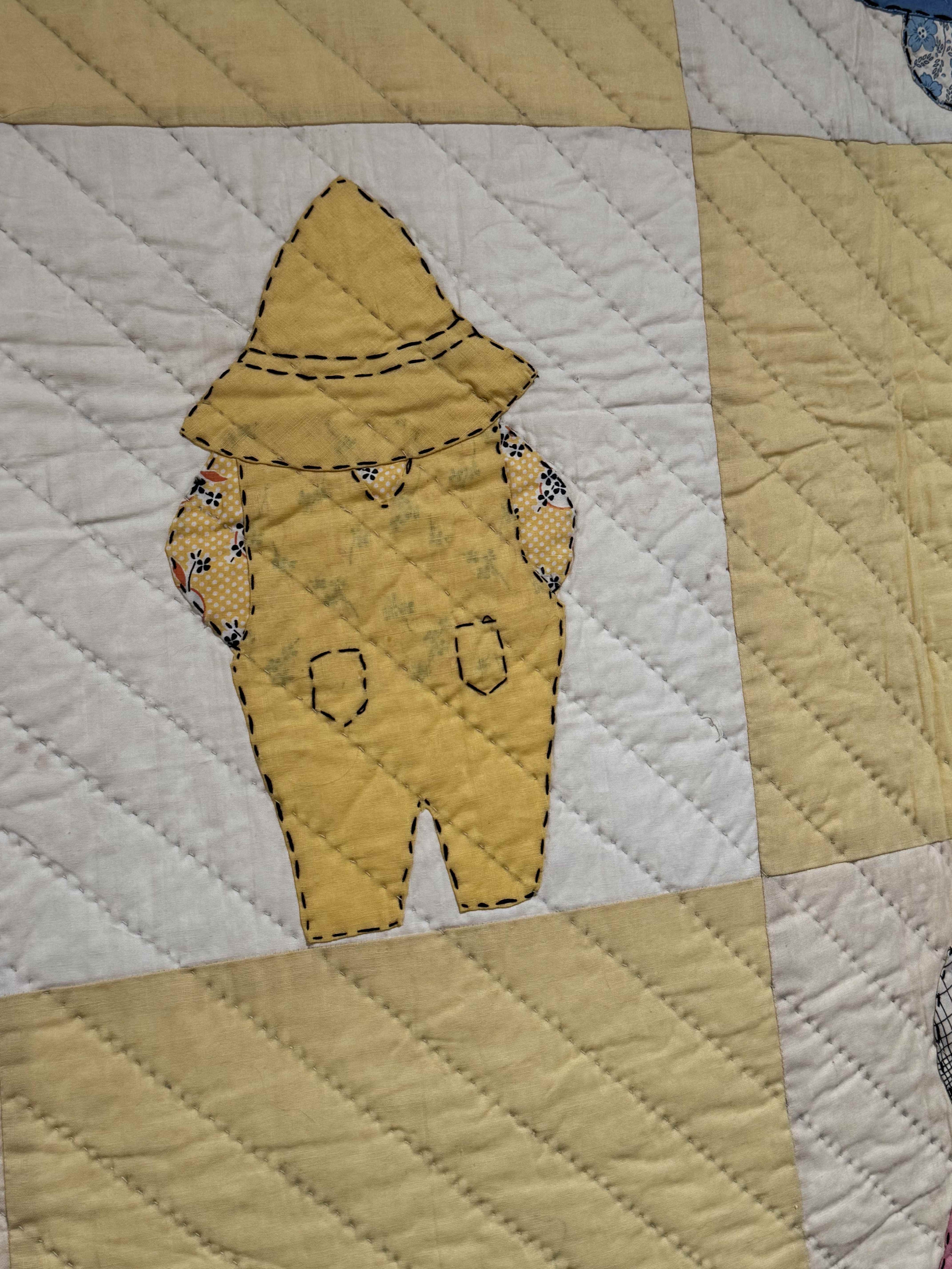 **SOLD  Vintage Sunbonnet Sue and Overall Sam SOLD**