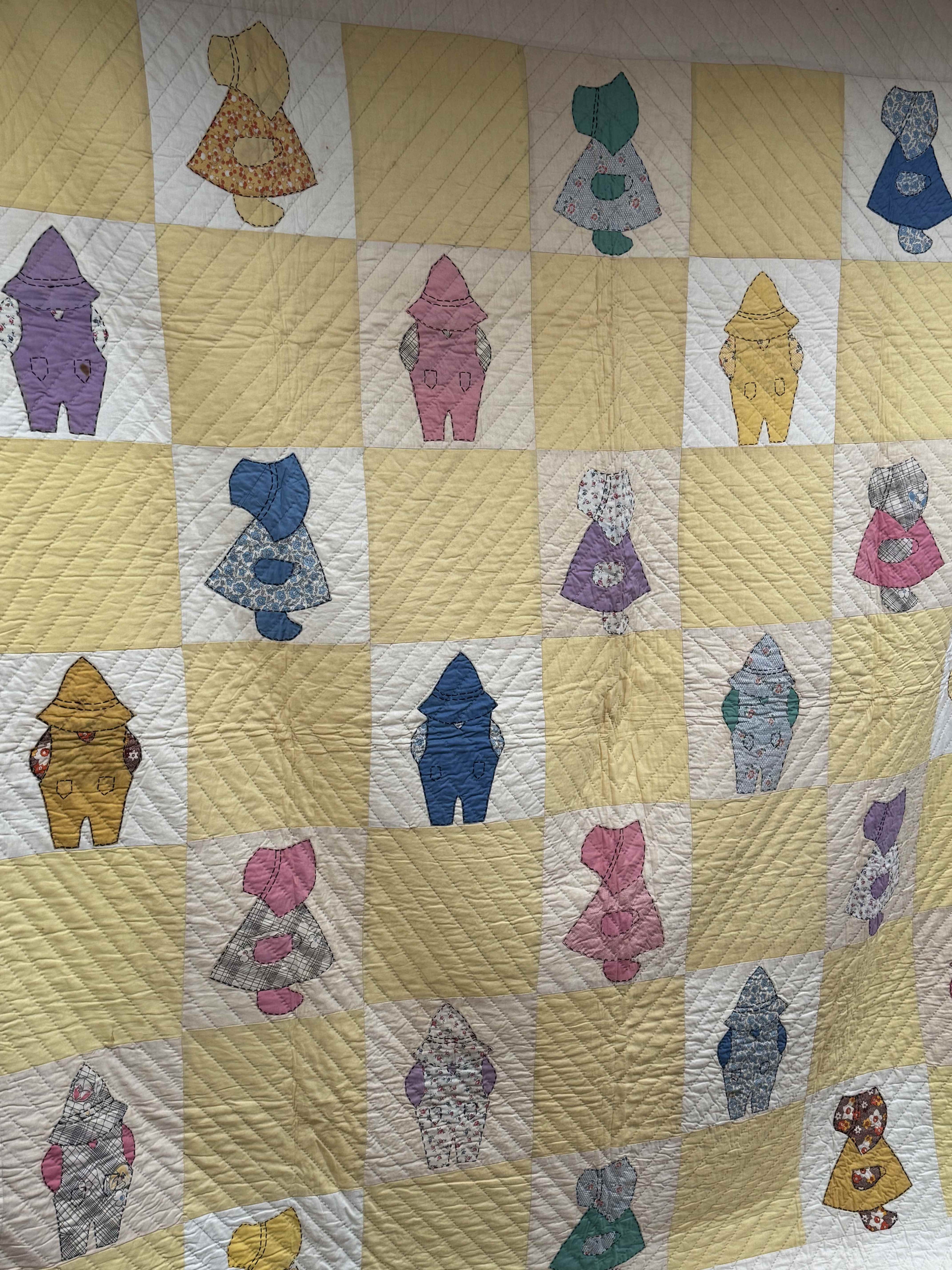 **SOLD  Vintage Sunbonnet Sue and Overall Sam SOLD**