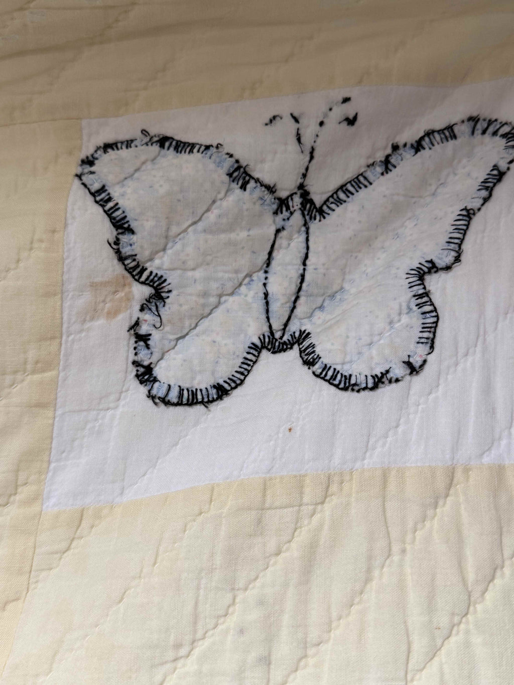 **SOLD Vintage Quilt Butterfly Applique SOLD**