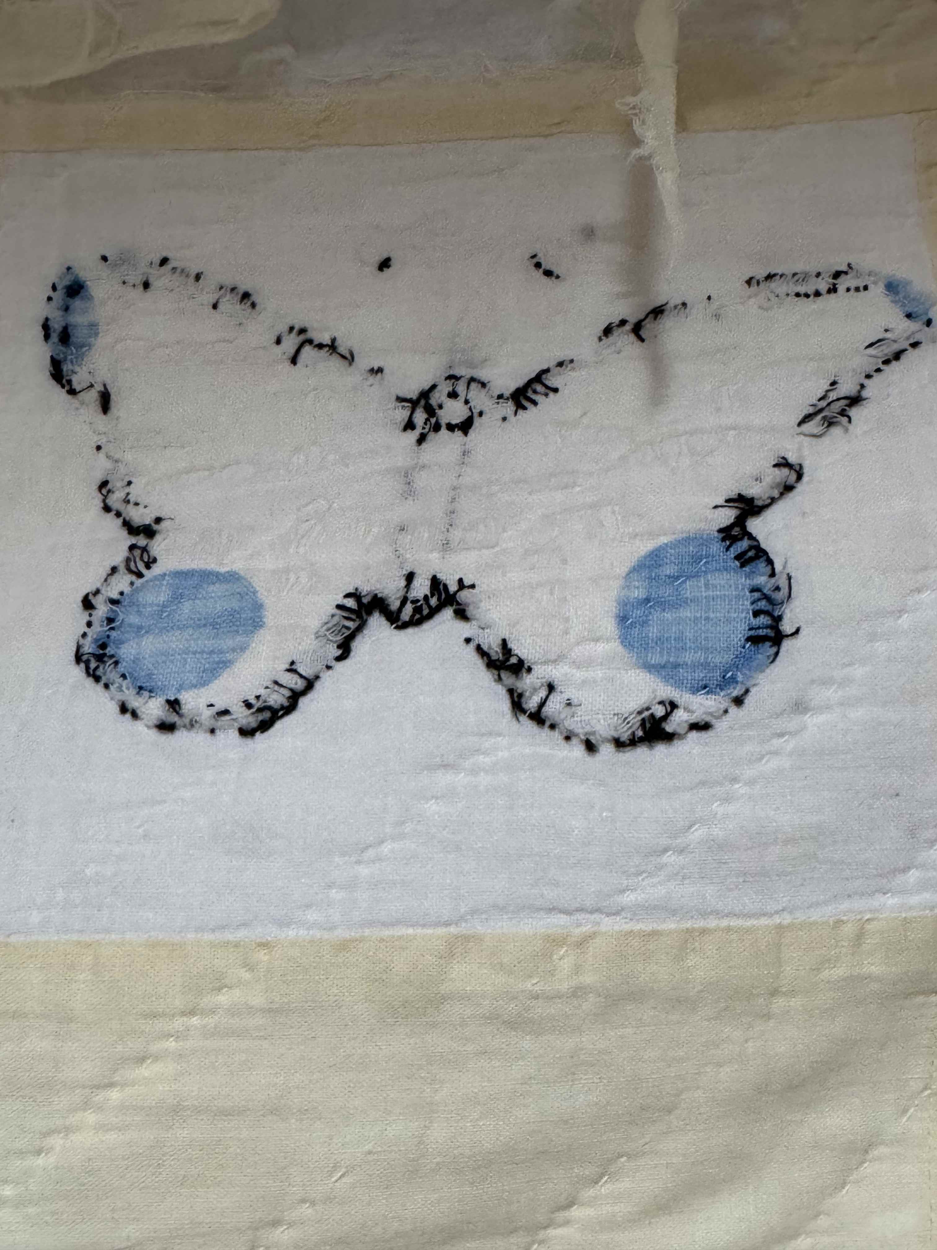 **SOLD Vintage Quilt Butterfly Applique SOLD**