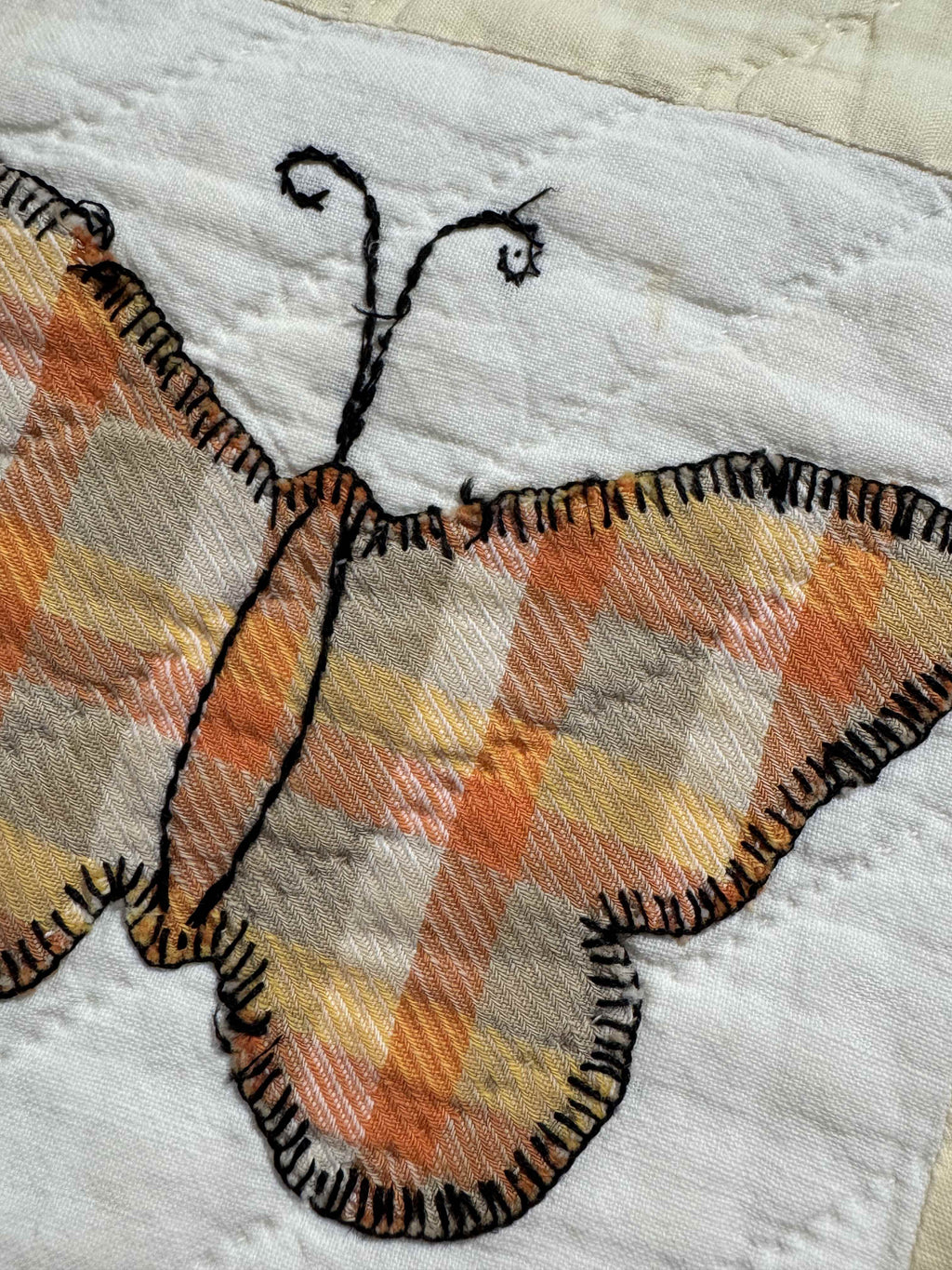 **SOLD Vintage Quilt Butterfly Applique SOLD**