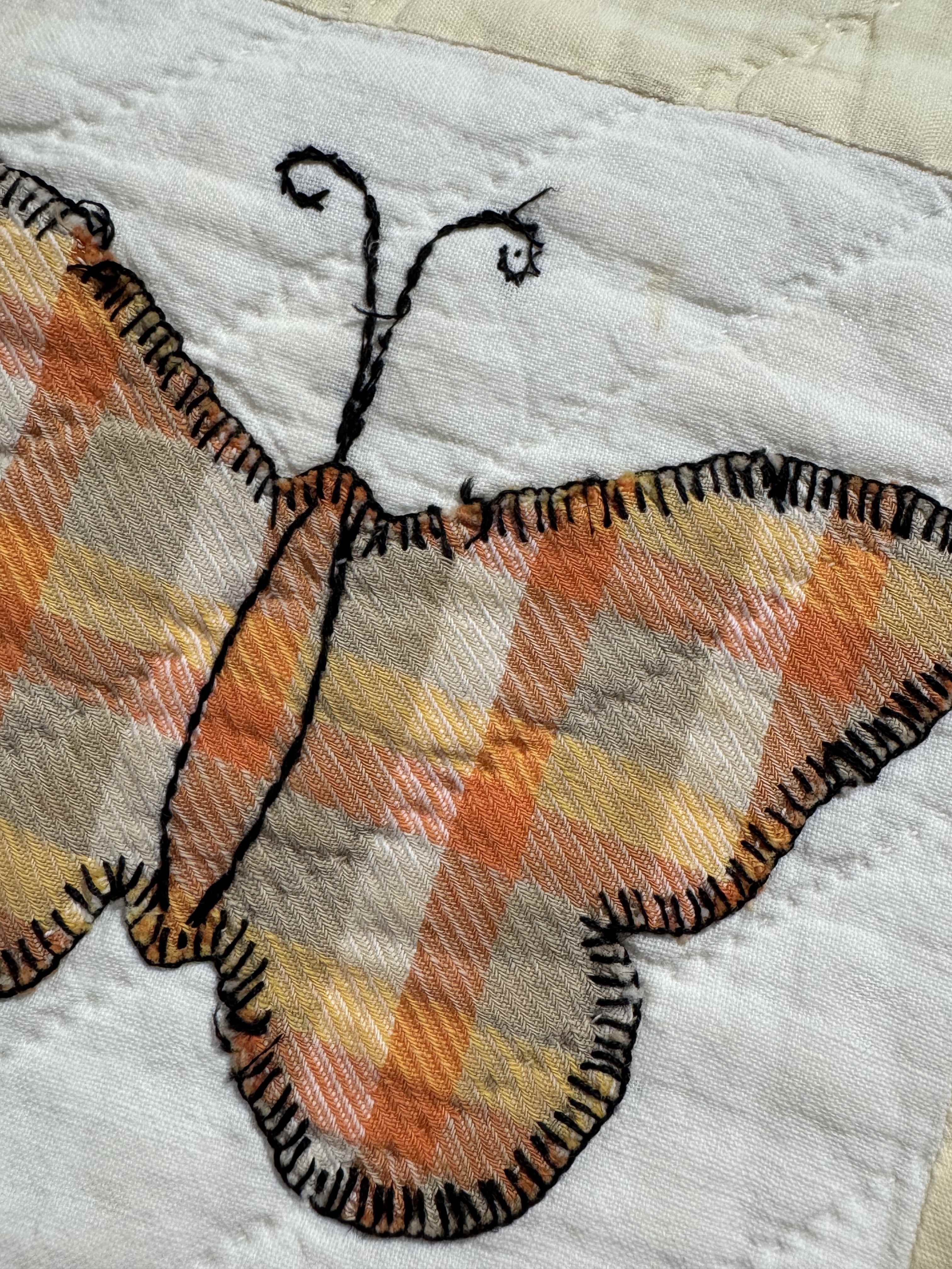**SOLD Vintage Quilt Butterfly Applique SOLD**