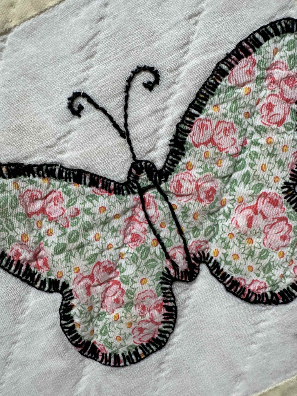 **SOLD Vintage Quilt Butterfly Applique SOLD**