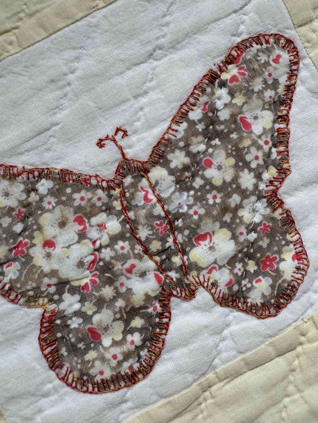 **SOLD Vintage Quilt Butterfly Applique SOLD**