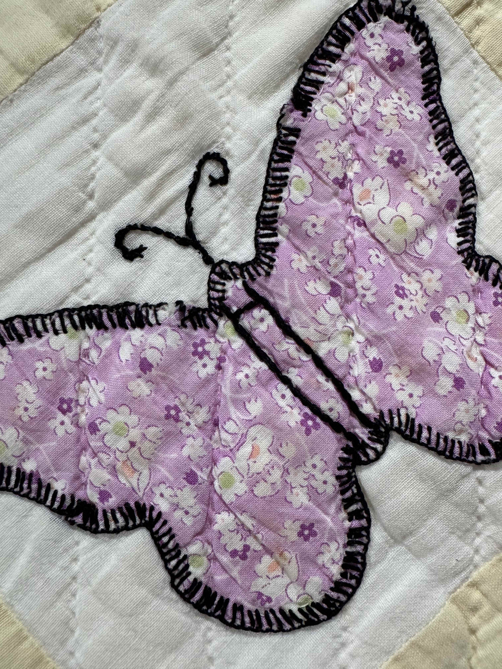 **SOLD Vintage Quilt Butterfly Applique SOLD**