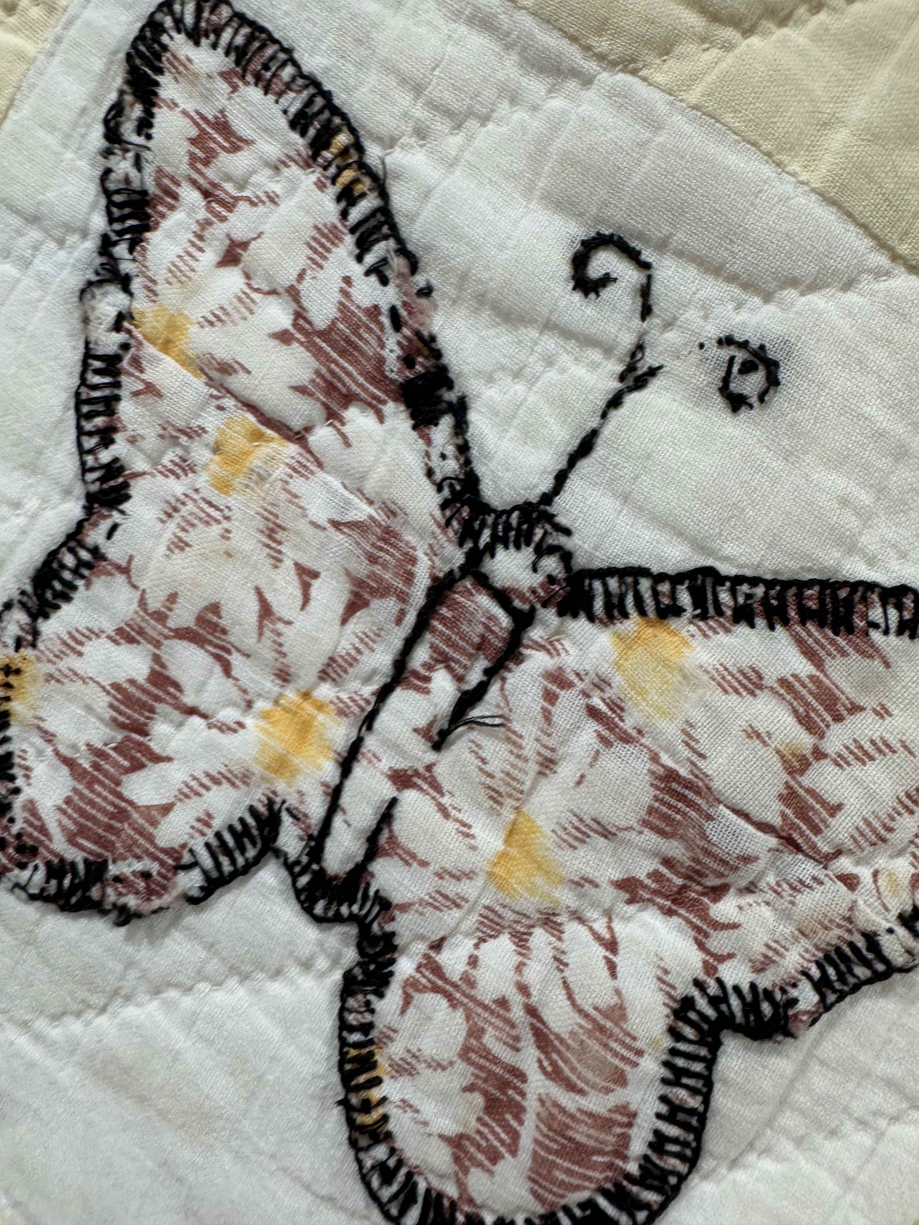 **SOLD Vintage Quilt Butterfly Applique SOLD**