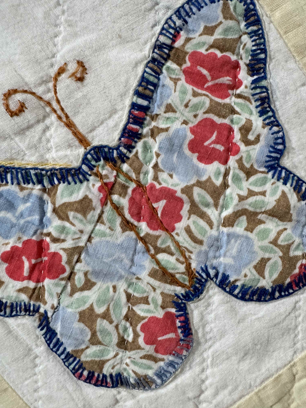 **SOLD Vintage Quilt Butterfly Applique SOLD**