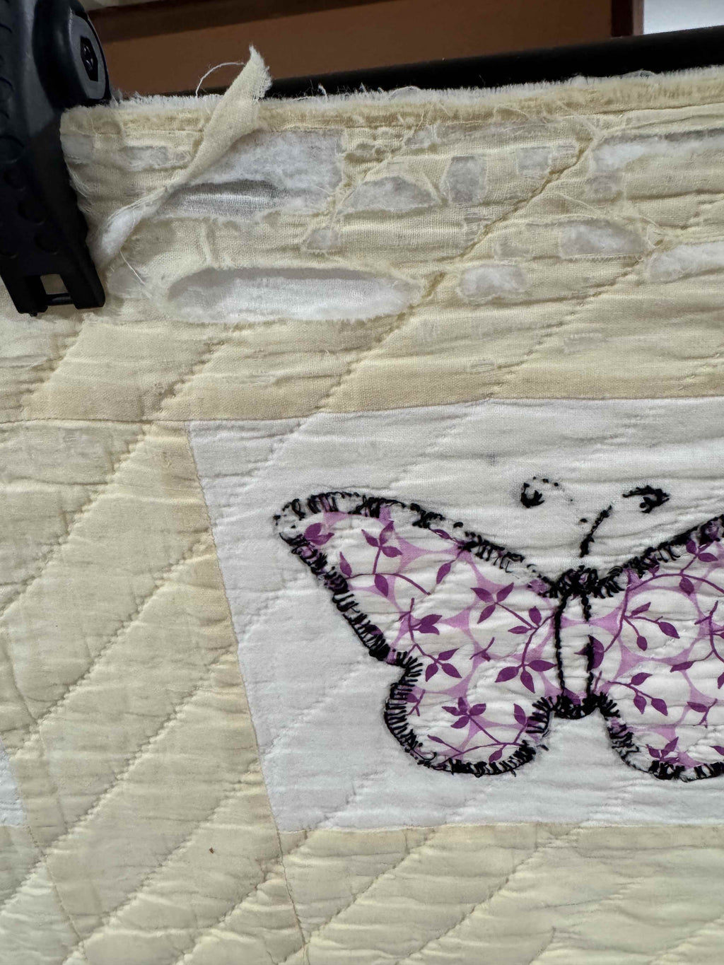 **SOLD Vintage Quilt Butterfly Applique SOLD**