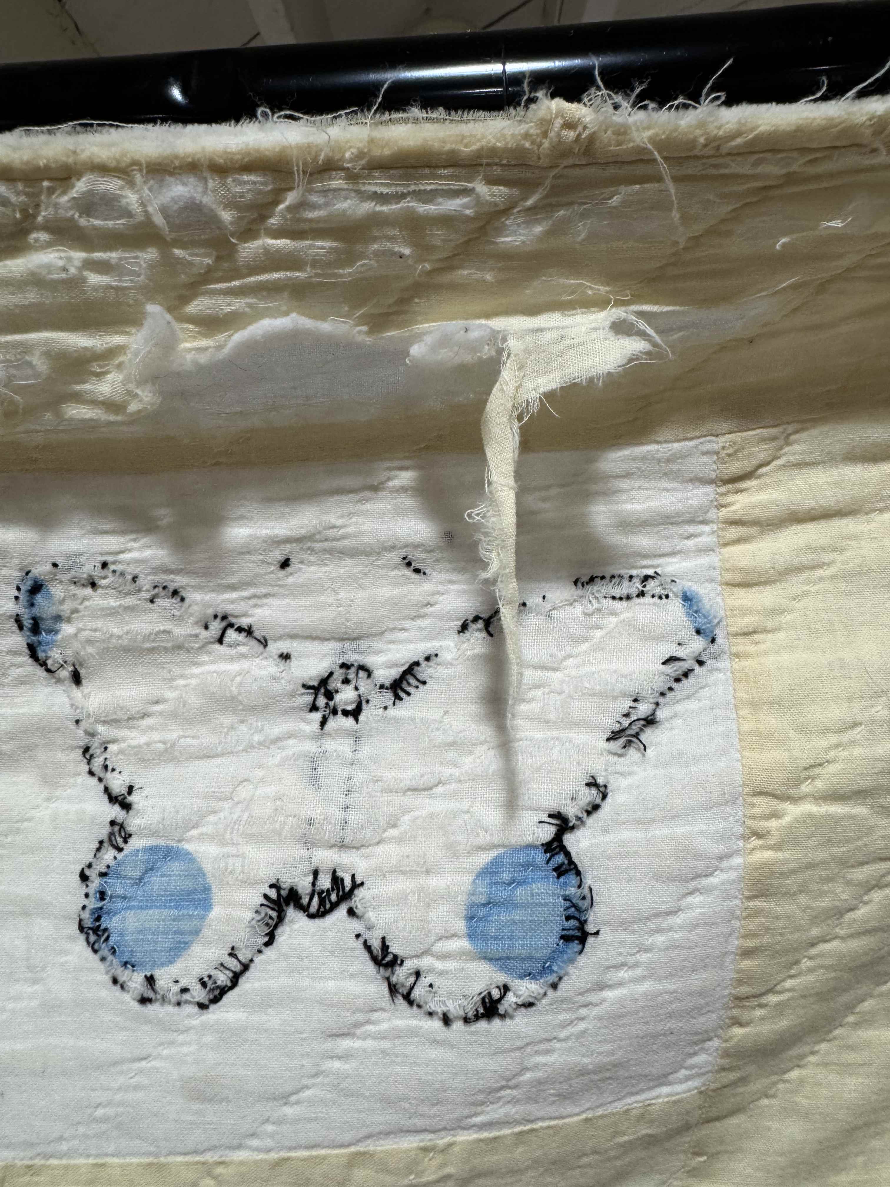 **SOLD Vintage Quilt Butterfly Applique SOLD**