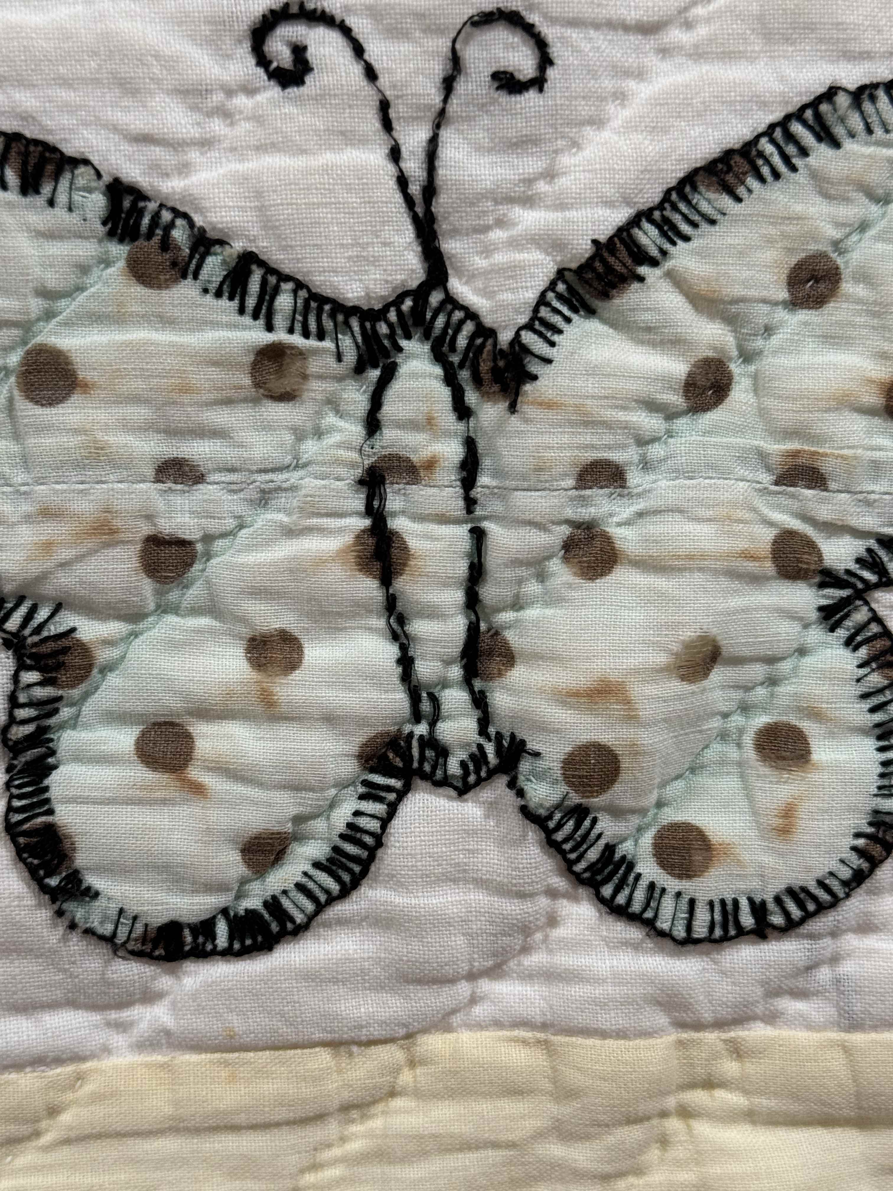 **SOLD Vintage Quilt Butterfly Applique SOLD**
