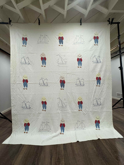 **SOLD Vintage Quilt Dutch Boy Dated SOLD**