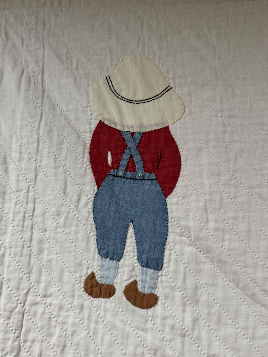 **SOLD Vintage Quilt Dutch Boy Dated SOLD**