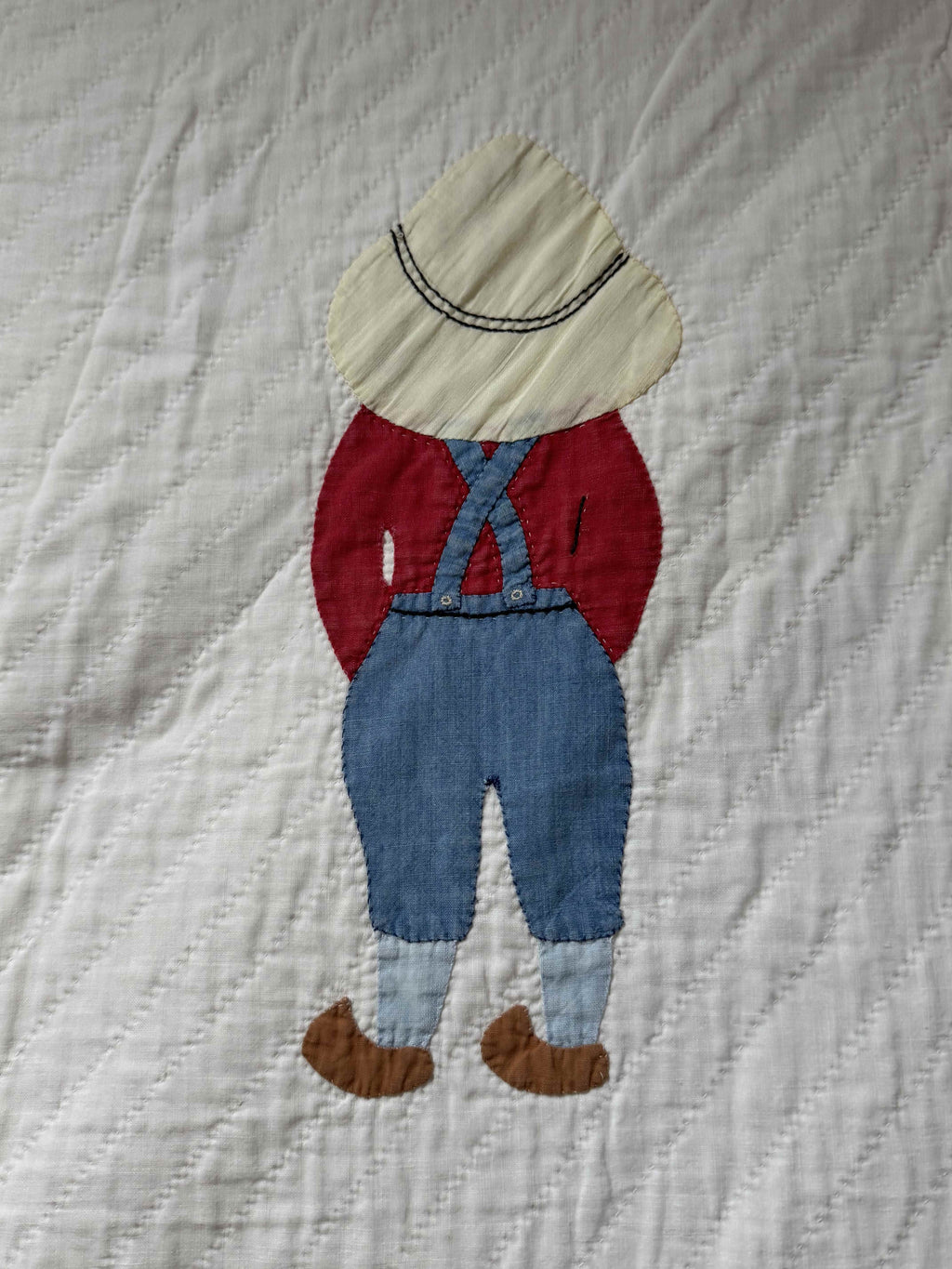 **SOLD Vintage Quilt Dutch Boy Dated SOLD**