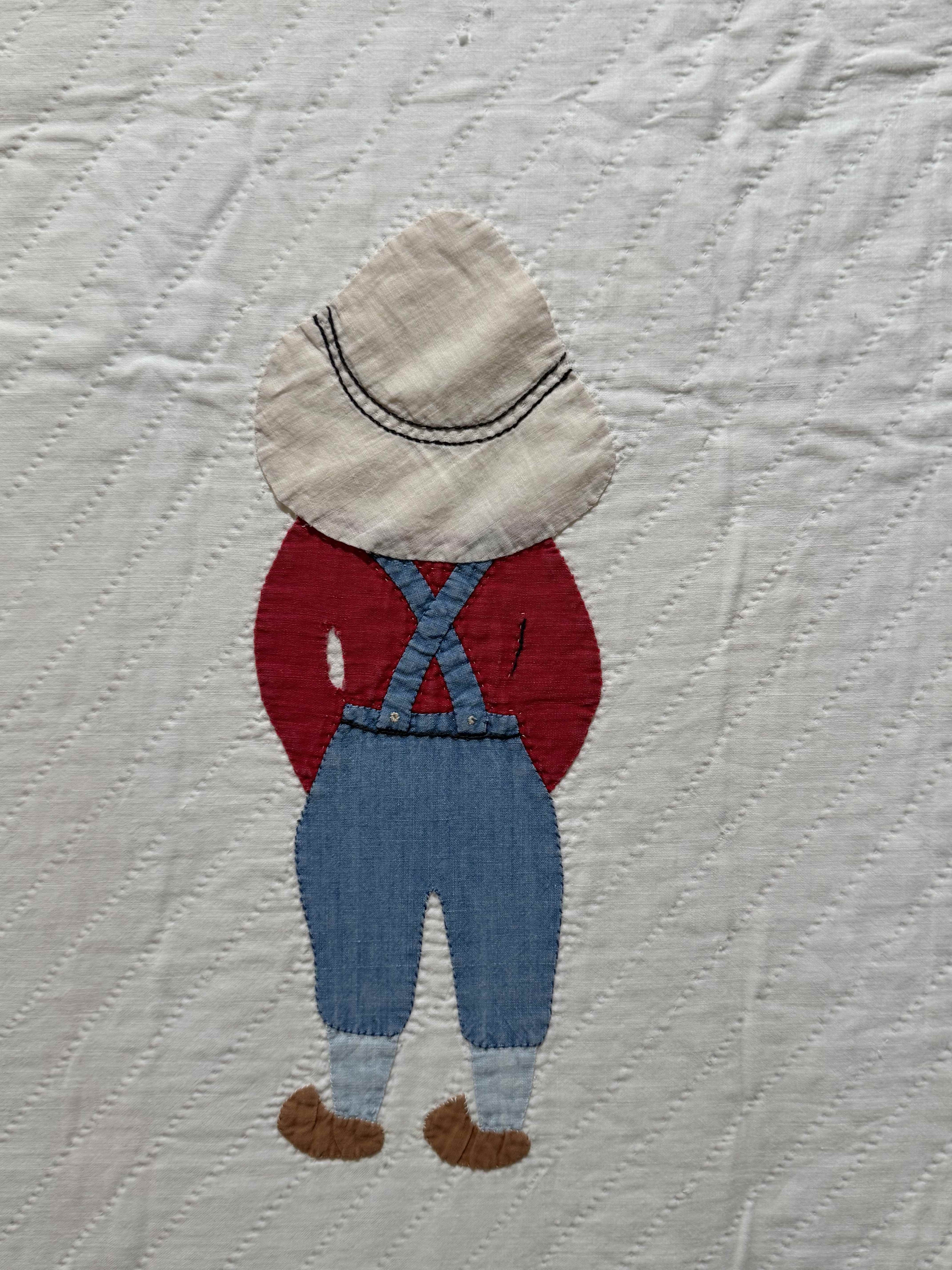 **SOLD Vintage Quilt Dutch Boy Dated SOLD**