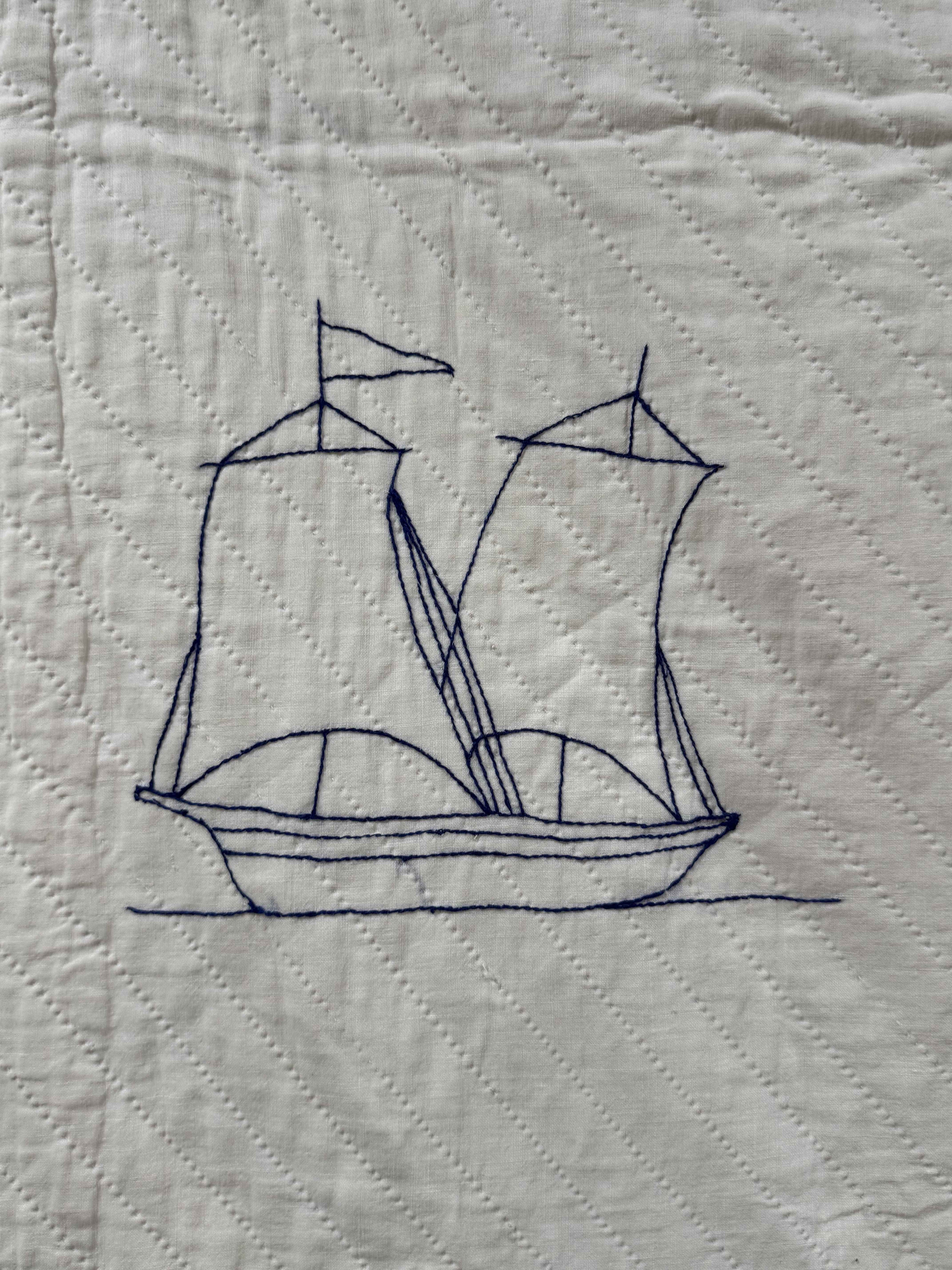 **SOLD Vintage Quilt Dutch Boy Dated SOLD**