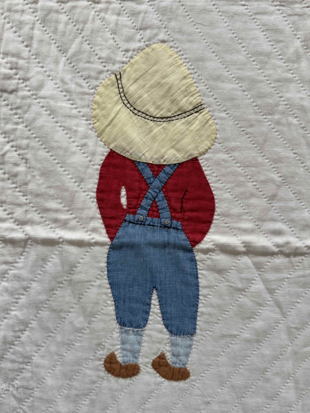**SOLD Vintage Quilt Dutch Boy Dated SOLD**