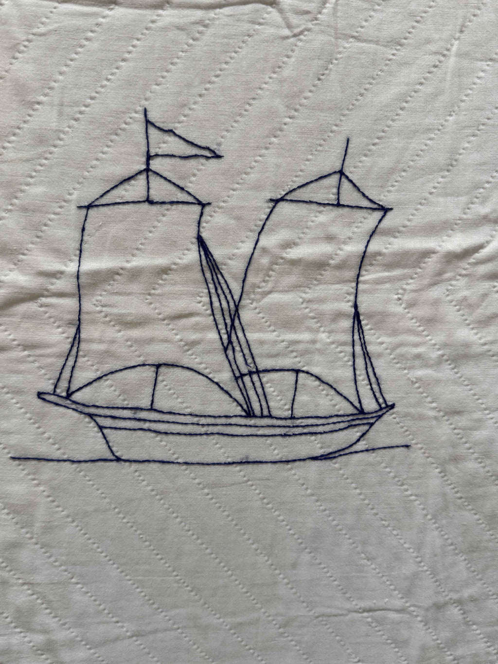 **SOLD Vintage Quilt Dutch Boy Dated SOLD**